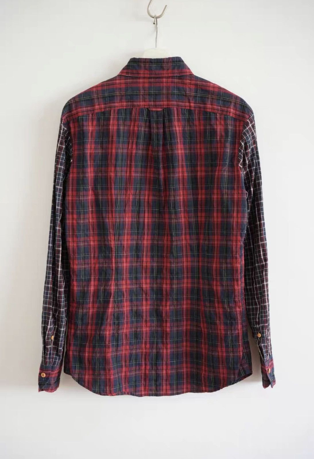 Kolor Kolor Beacon 16SS Red Plaid Panel Shirt K4 Size US M / EU 48-50 / 2 - 2 Thumbnail