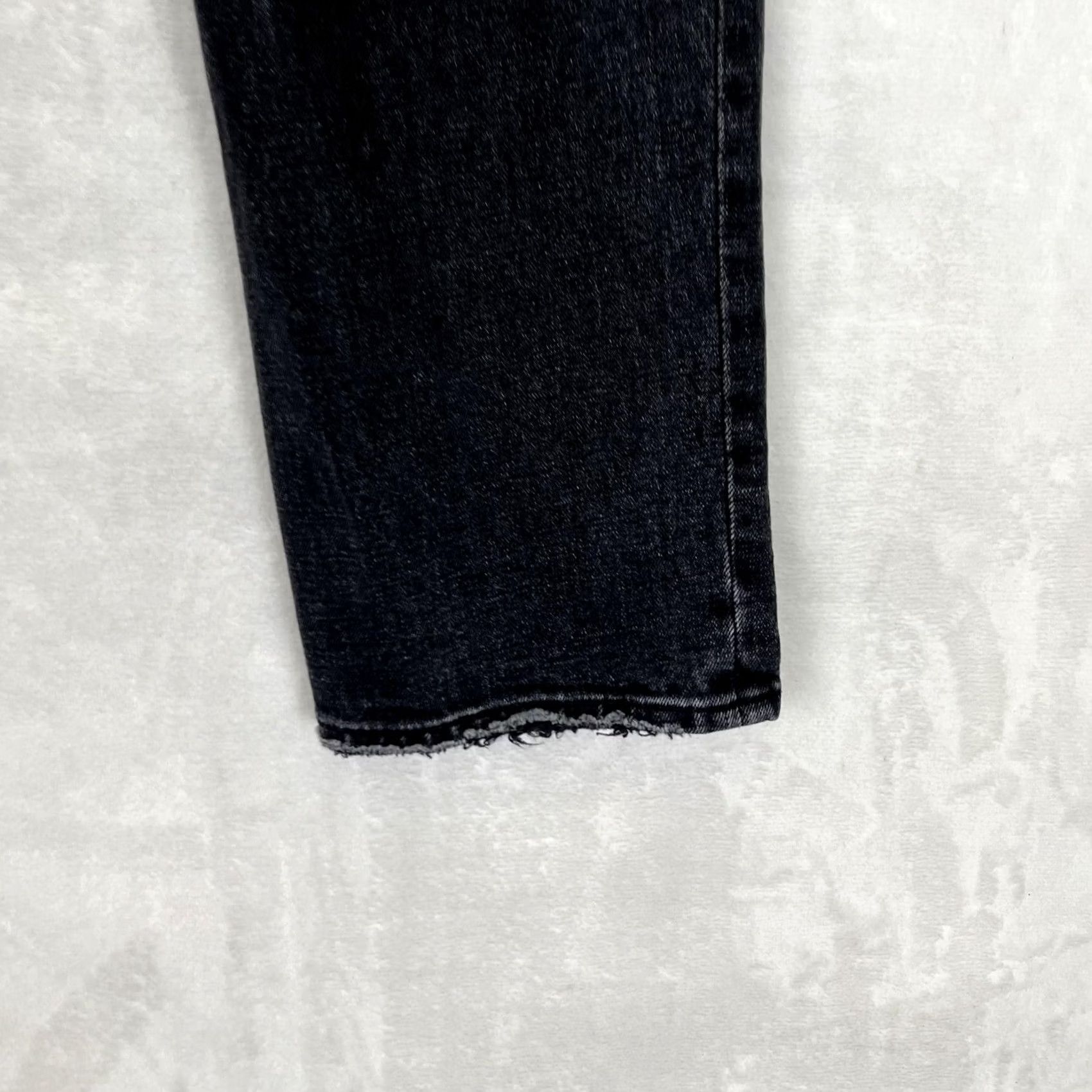 Abercrombie & Fitch Abercrombie & Fitch The Ankle Straight Jeans Womens 2 S Black High Rise Denim Size 26" / US 2 / IT 38 - 6 Thumbnail