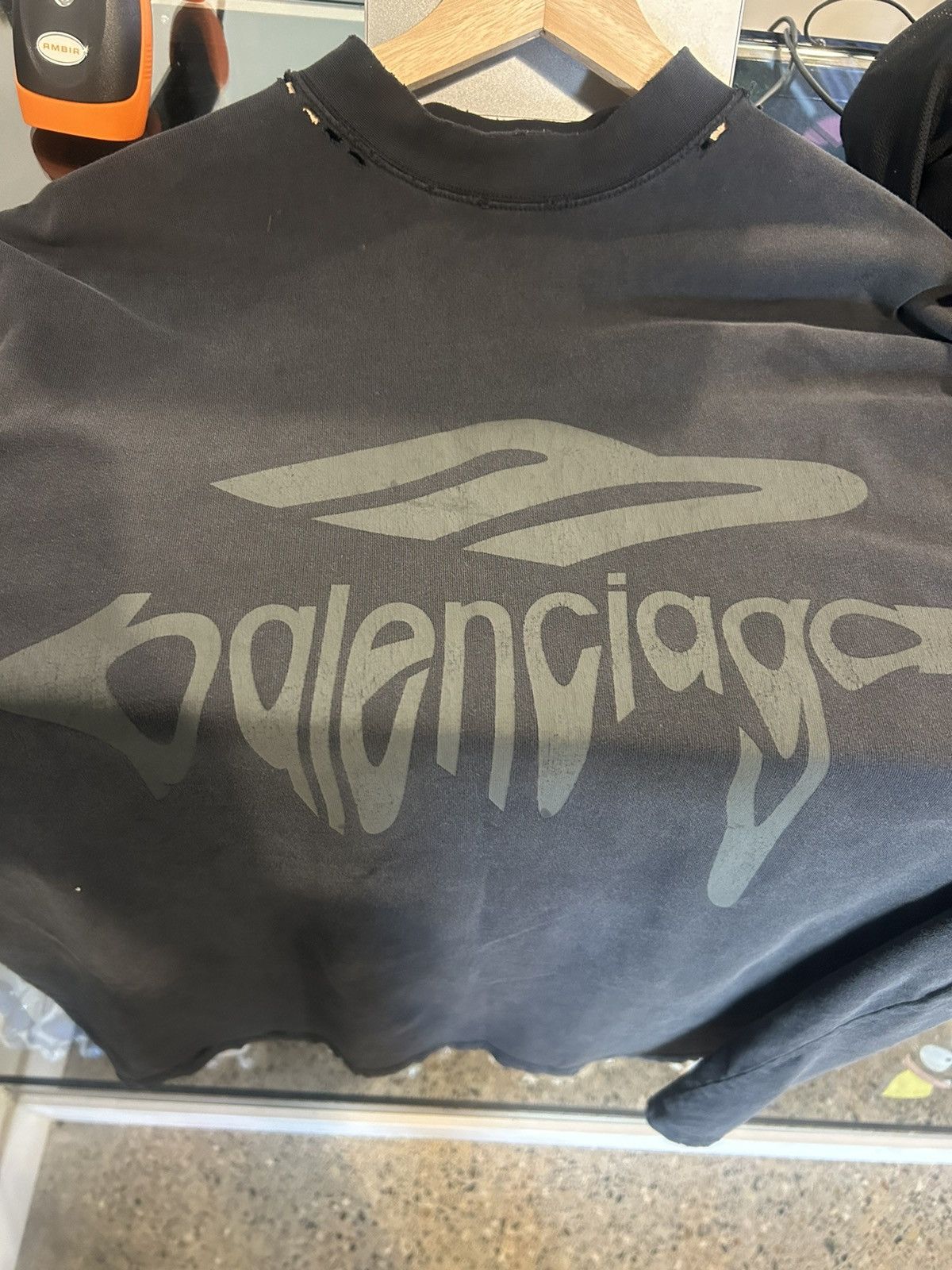 Balenciaga Gray balenciaga wavy logo Size US L / EU 52-54 / 3 - 4 Thumbnail