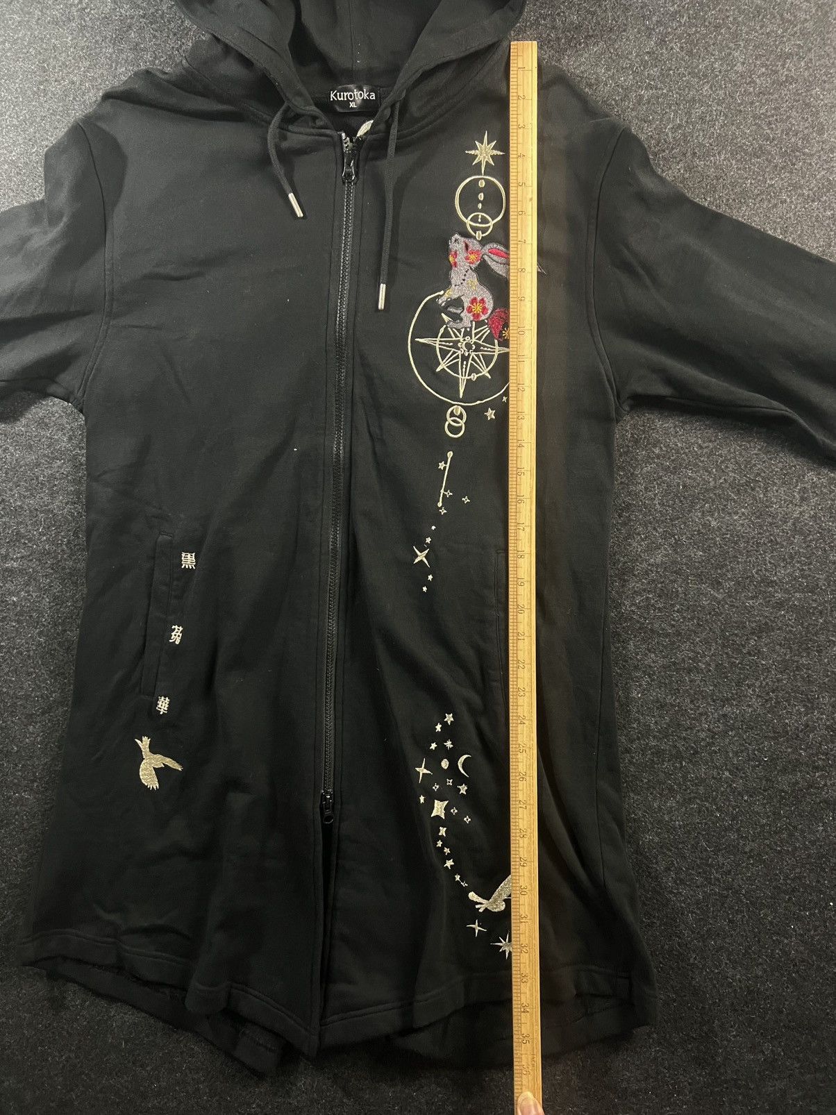 Japanese Brand Kurotoka haute couture japanese long hoodie embroided wagara Size M / US 6-8 / IT 42-44 - 7 Thumbnail