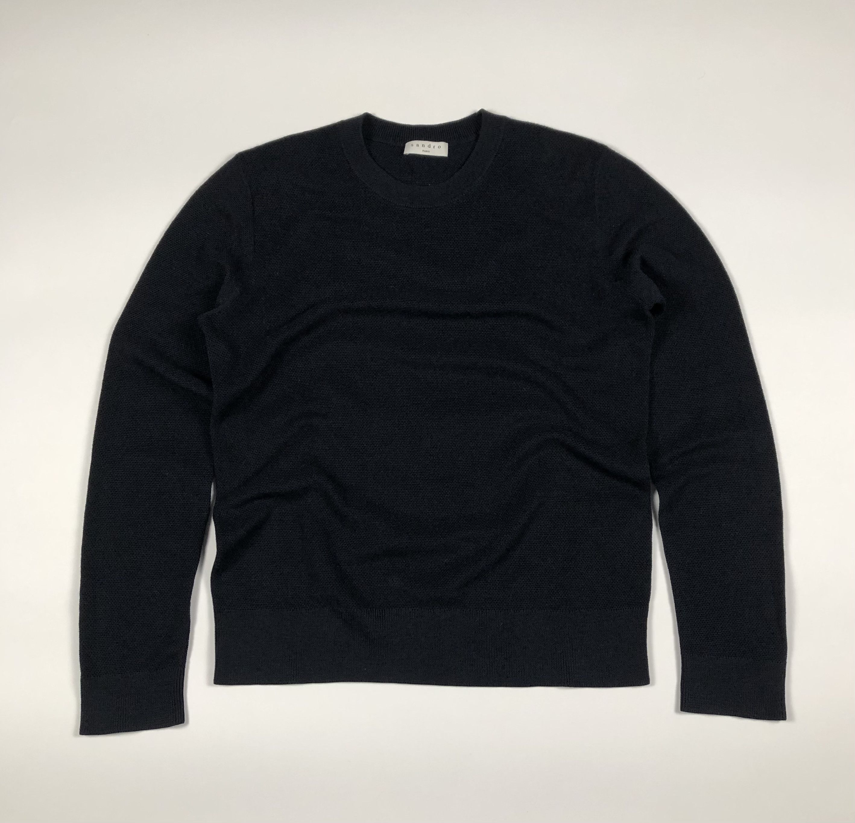 Sandro Sandro Paris Wool Blend Crewneck Jumper Size US S / EU 44-46 / 1 - 1 Thumbnail