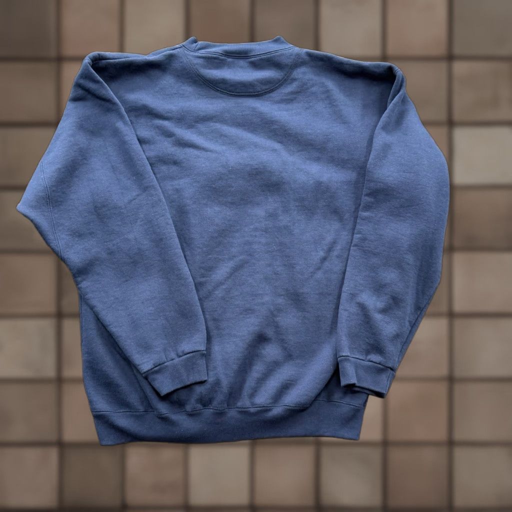 Vintage VINTAGE Head Waters Sweatshirt Men L Blue Cotton Graphic Print 90s Wool? Size US L / EU 52-54 / 3 - 1 Thumbnail