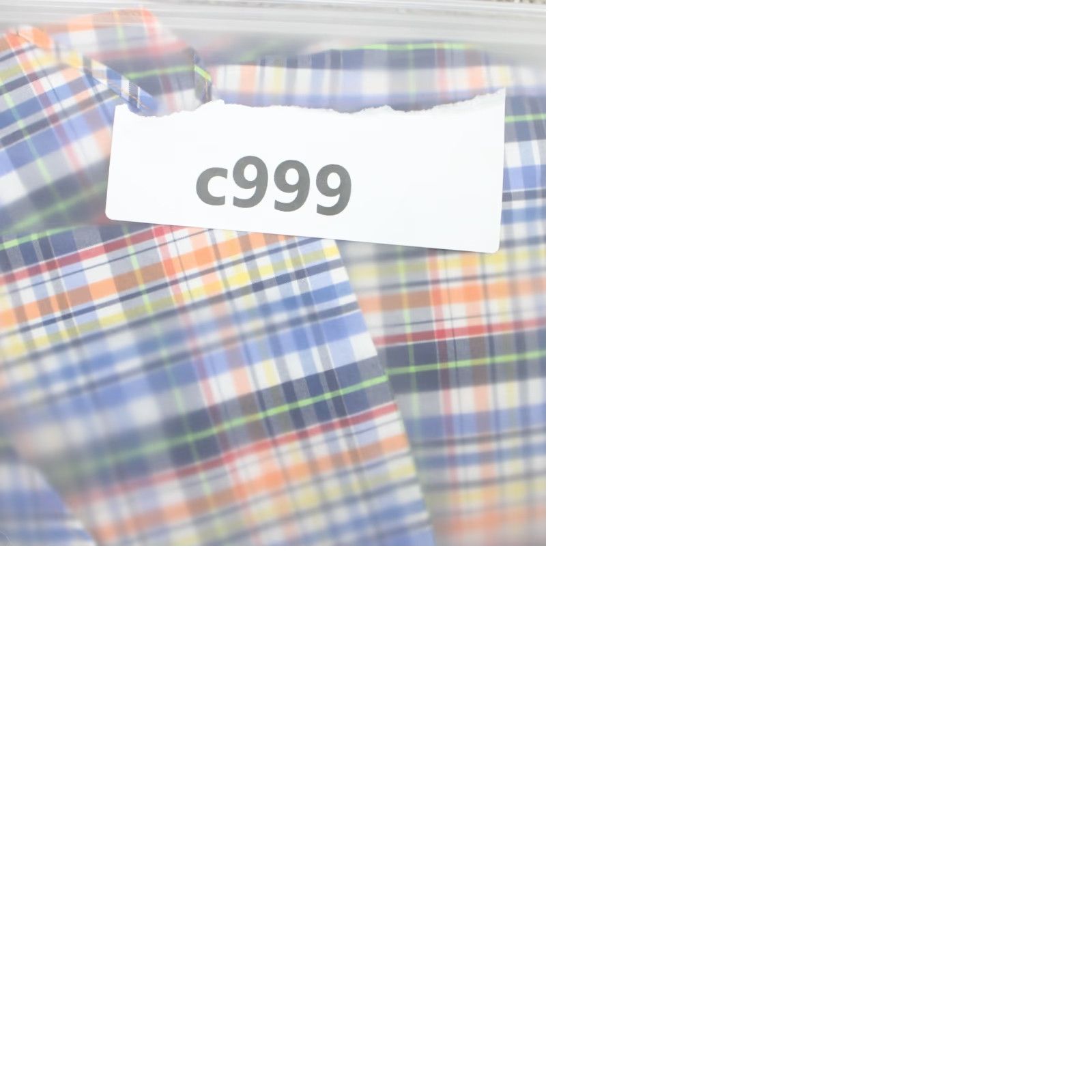 David Donahue David Donahue Shirt Mens XL Blue/Orange/Yellow 100% Cotton Long Sleeve Button Up Shirt Size US XL / EU 56 / 4 - 9 Thumbnail