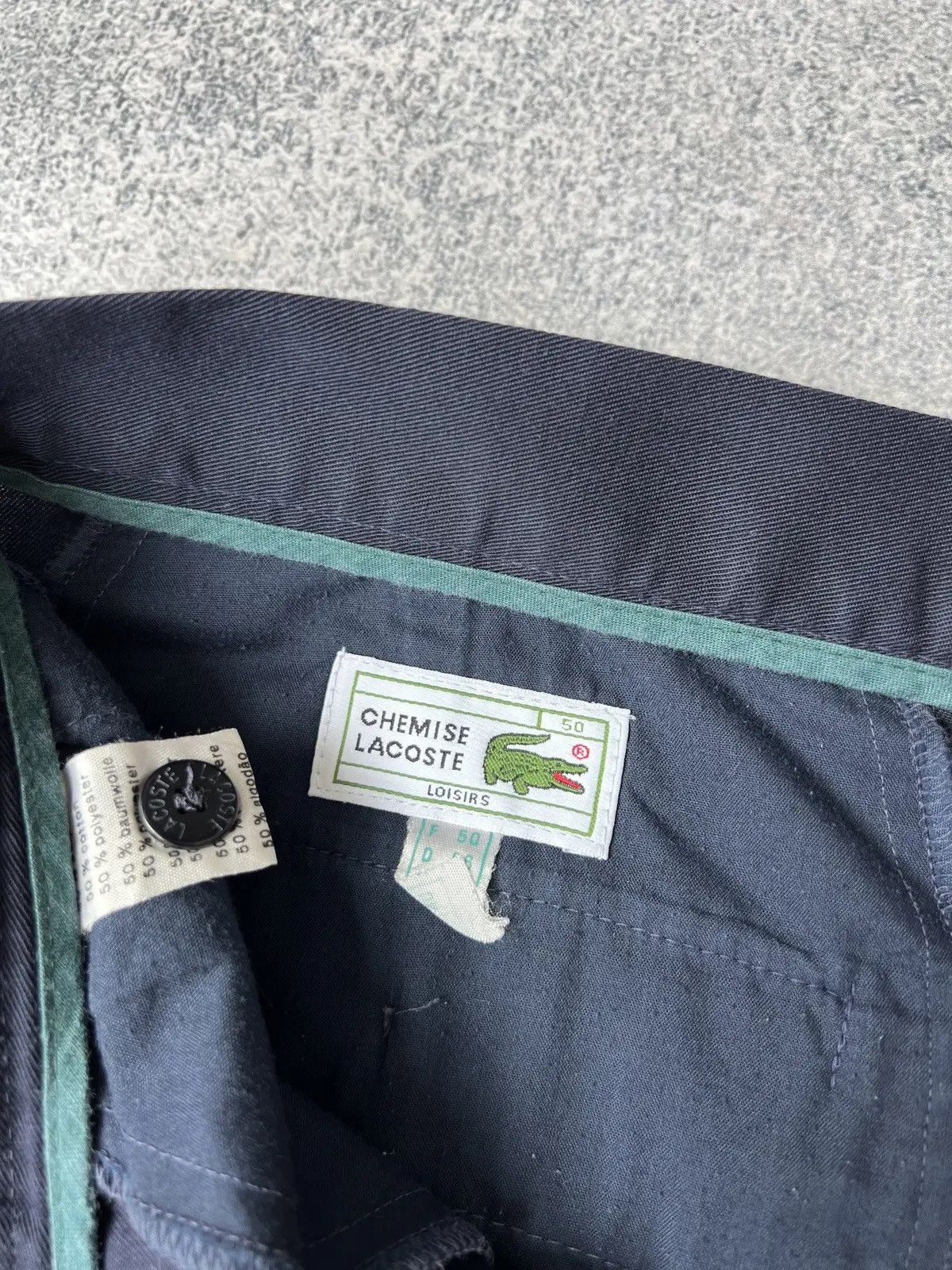 Lacoste × Vintage Vintage Lacoste chemise chino shorts Size US 34 / EU 50 - 7 Thumbnail