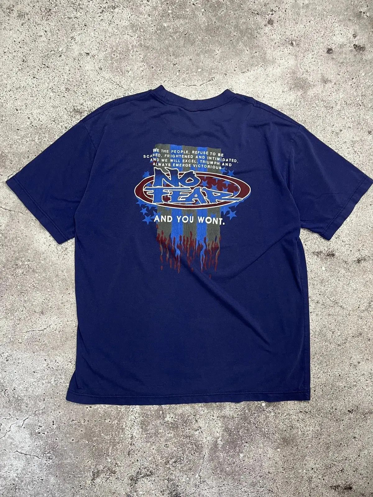 No Fear No Fear Vintage T Shirt Size US L / EU 52-54 / 3 - 1 Thumbnail