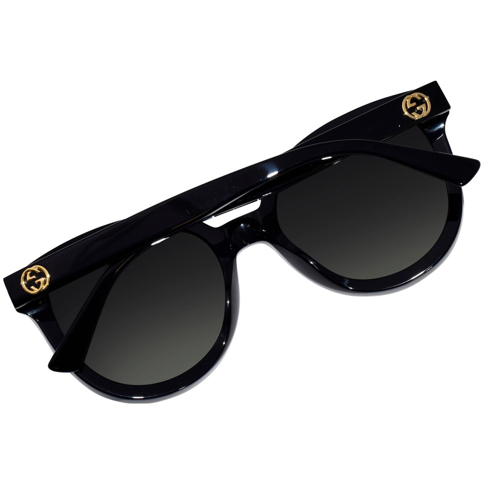 Gucci Gucci Sunglasses GG1315S 002 Shiny Black/Grey PolarizedWomen Size ONE SIZE - 4 Thumbnail