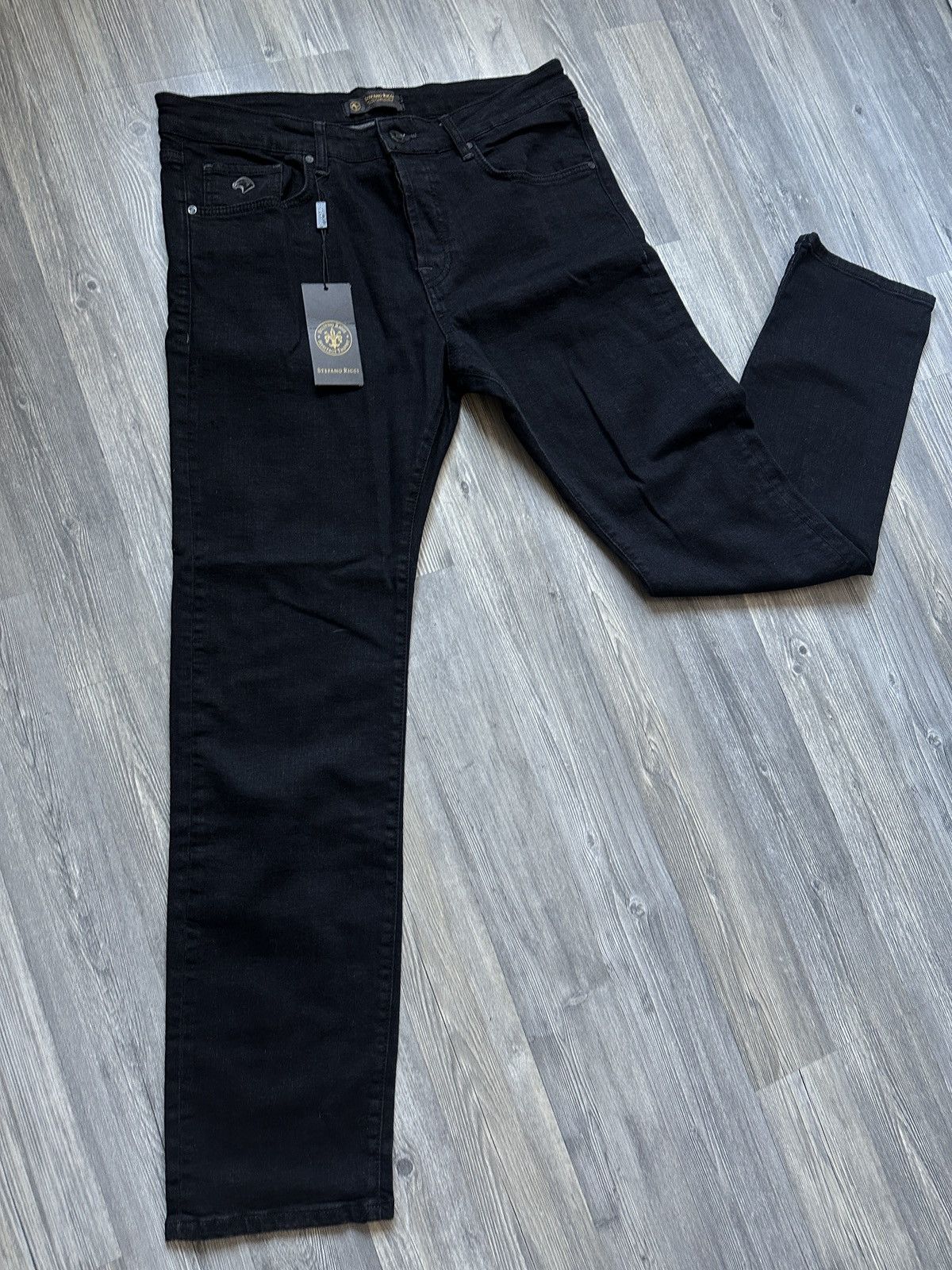 Designer × Stefano Ricci Stefano Ricci Black Denim Jeans - Size 36 - New with Tags Size US 36 / EU 52 - 2 Thumbnail