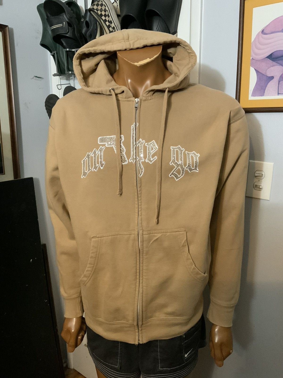 Independent Trading Co. Independent Trading Company On The Go Rhinestone Gun Hoodie Size US M / EU 48-50 / 2 - 8 Thumbnail