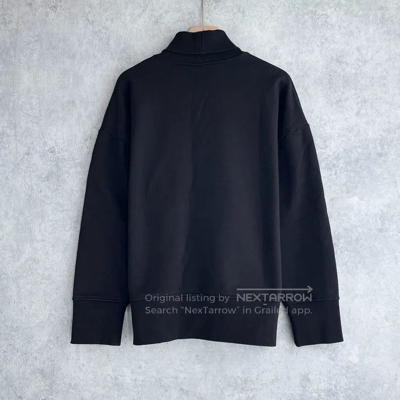 Valentino Valentino Black cotton grid lace letter logo high-neck lon Size M / US 6-8 / IT 42-44 - 6 Thumbnail