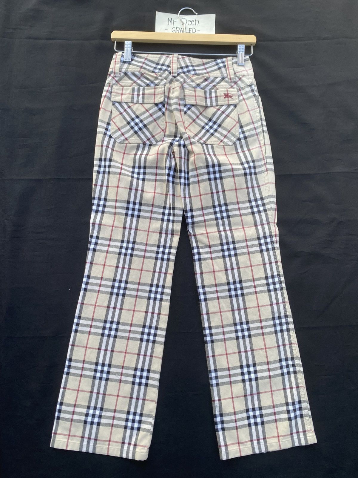 Burberry Rare Burberry Brown Checkered Casual Pants Size US 27 - 17 Thumbnail