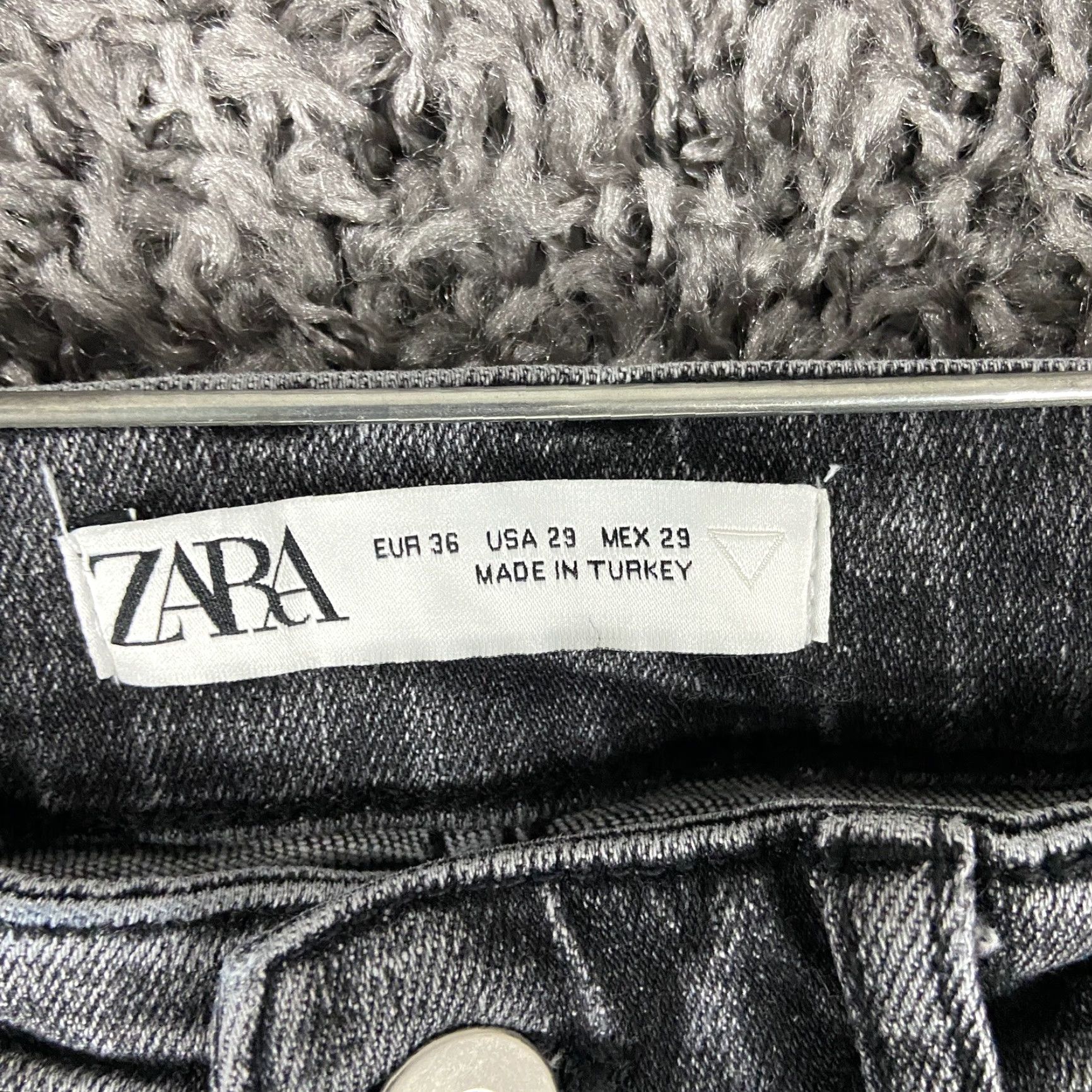 Zara Zara Jeans Skinny Women’s 29 Gray Black 29? Size 29" - 5 Thumbnail