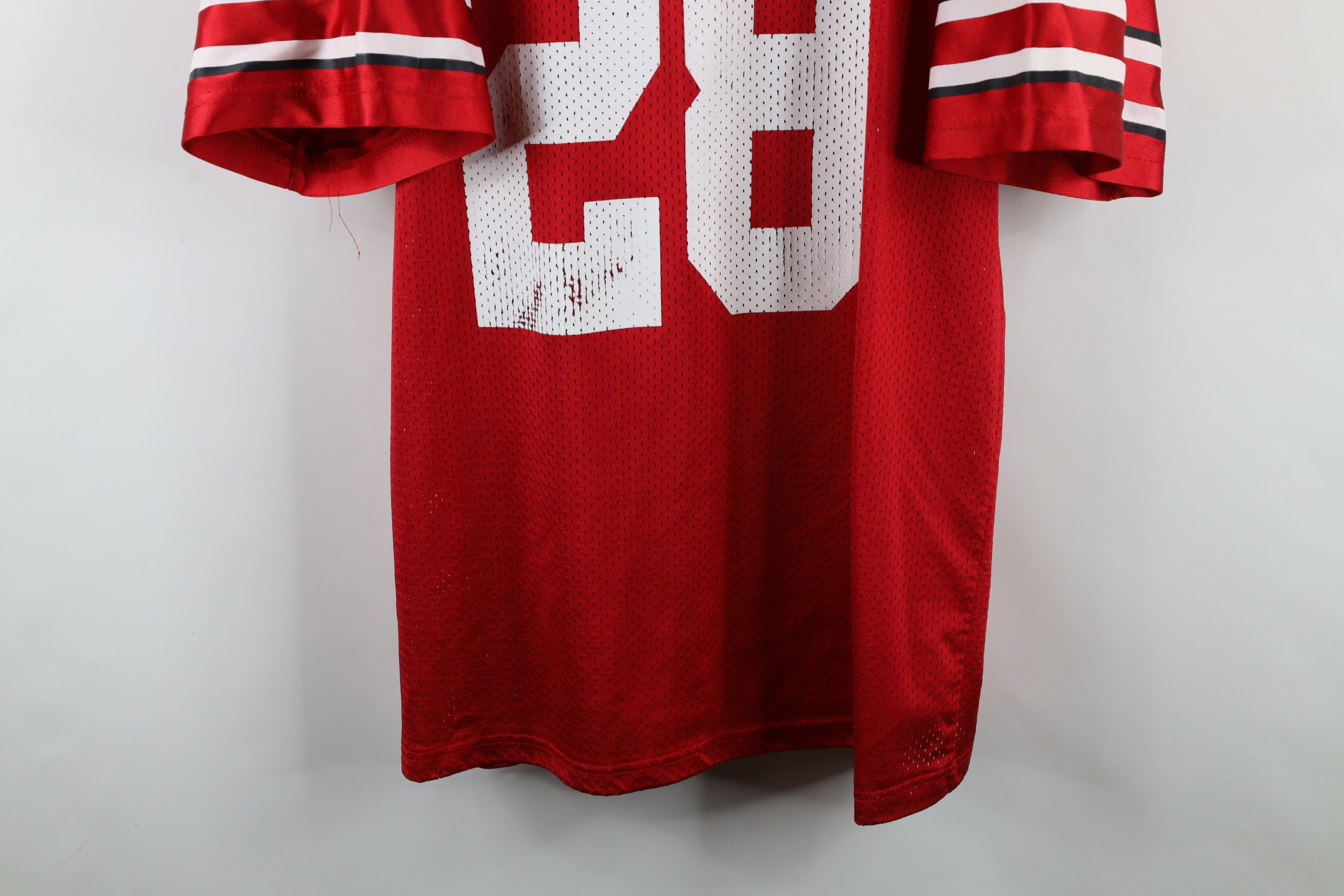 Vintage Vintage Ohio State University Football Jersey Red Mesh #28 Size US XL / EU 56 / 4 - 3 Thumbnail