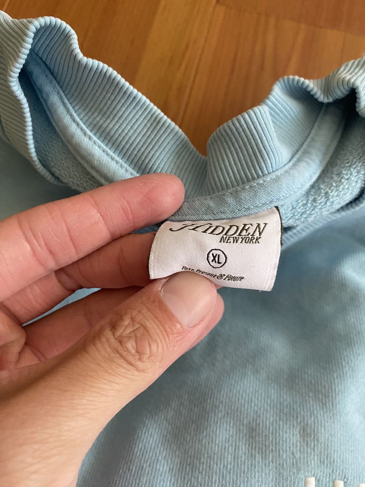 HIDDEN Hidden NY Baby Blue Crewneck Sweater Size US XL / EU 56 / 4 - 3 Thumbnail