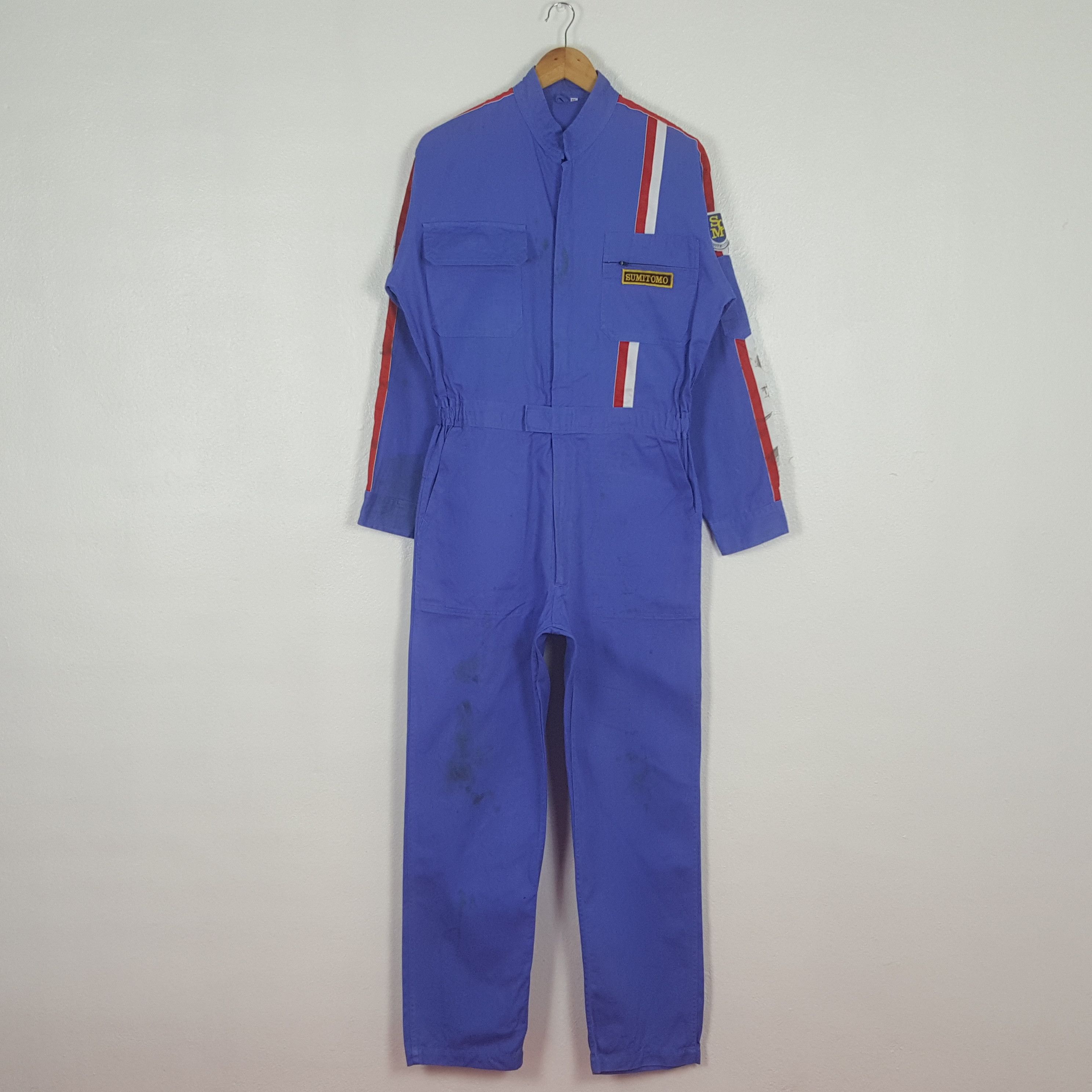 Japanese Brand Vintage Sumitomo Japanese Contruction Coverall Jacket C311N1 Size US M / EU 48-50 / 2 - 4 Thumbnail