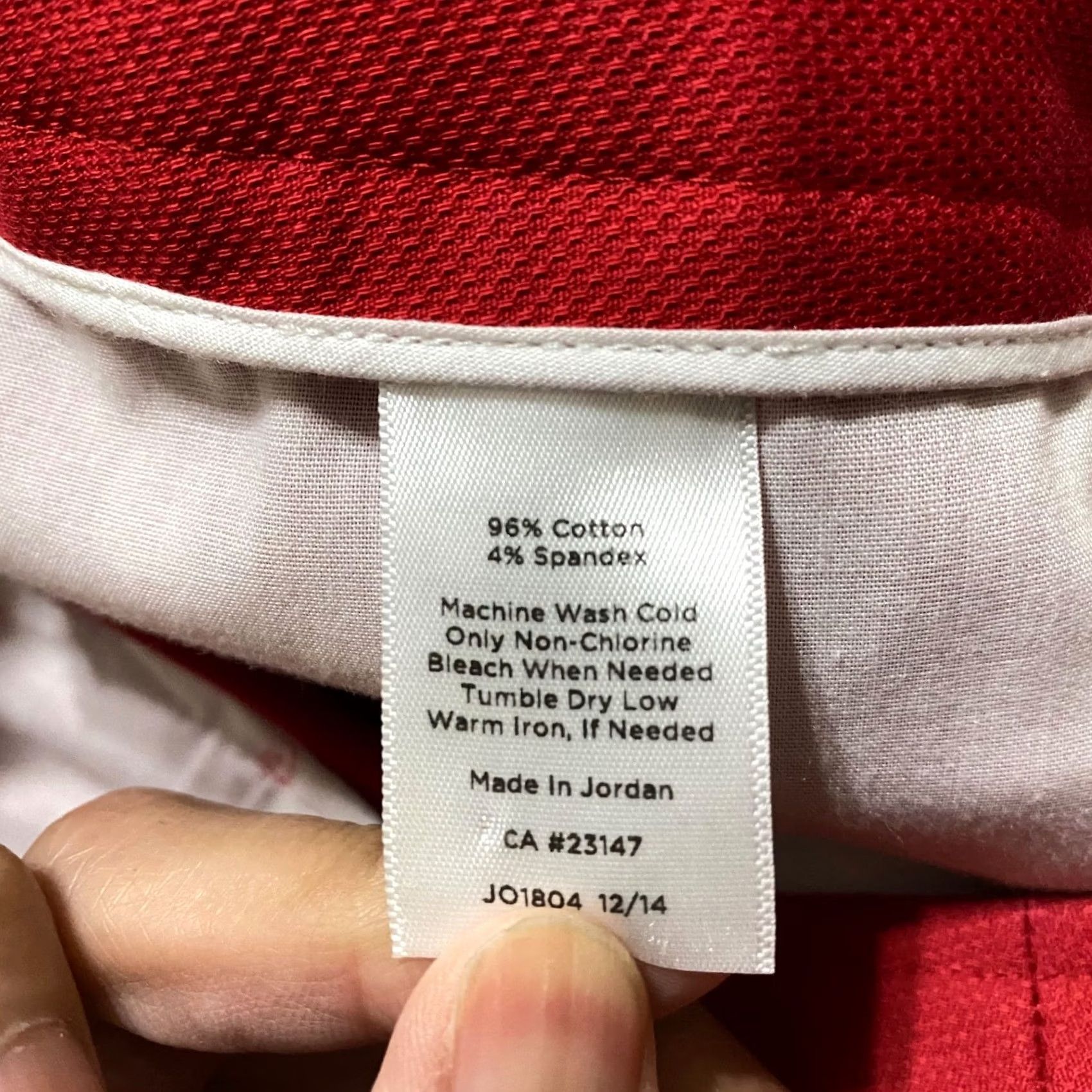 Talbots Talbots Womens 12 Red Straight Hampshire Dress Pants Business Casual High Rise Size 34" / US 12 / IT 48 - 5 Thumbnail