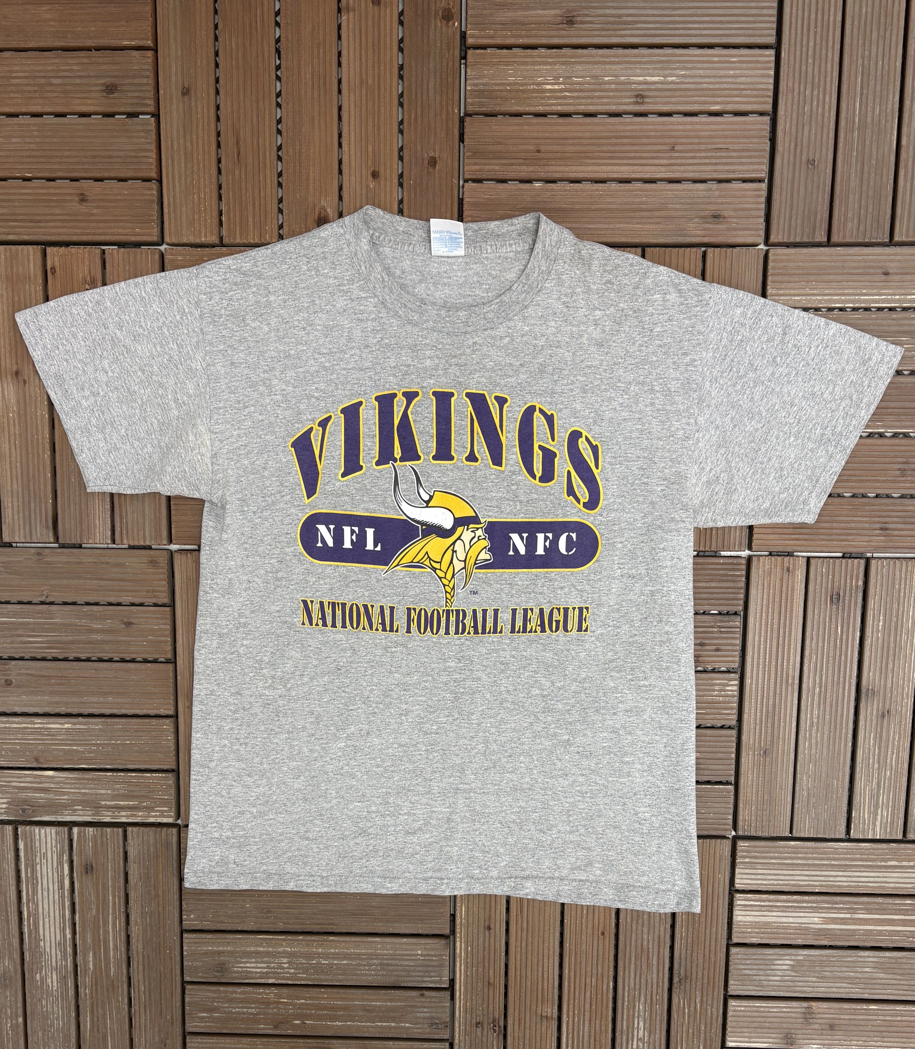 Vintage Minnesota Vikings Cris Carter Vintage Grey T-Shirt Tee Size US L / EU 52-54 / 3 - 1 Thumbnail