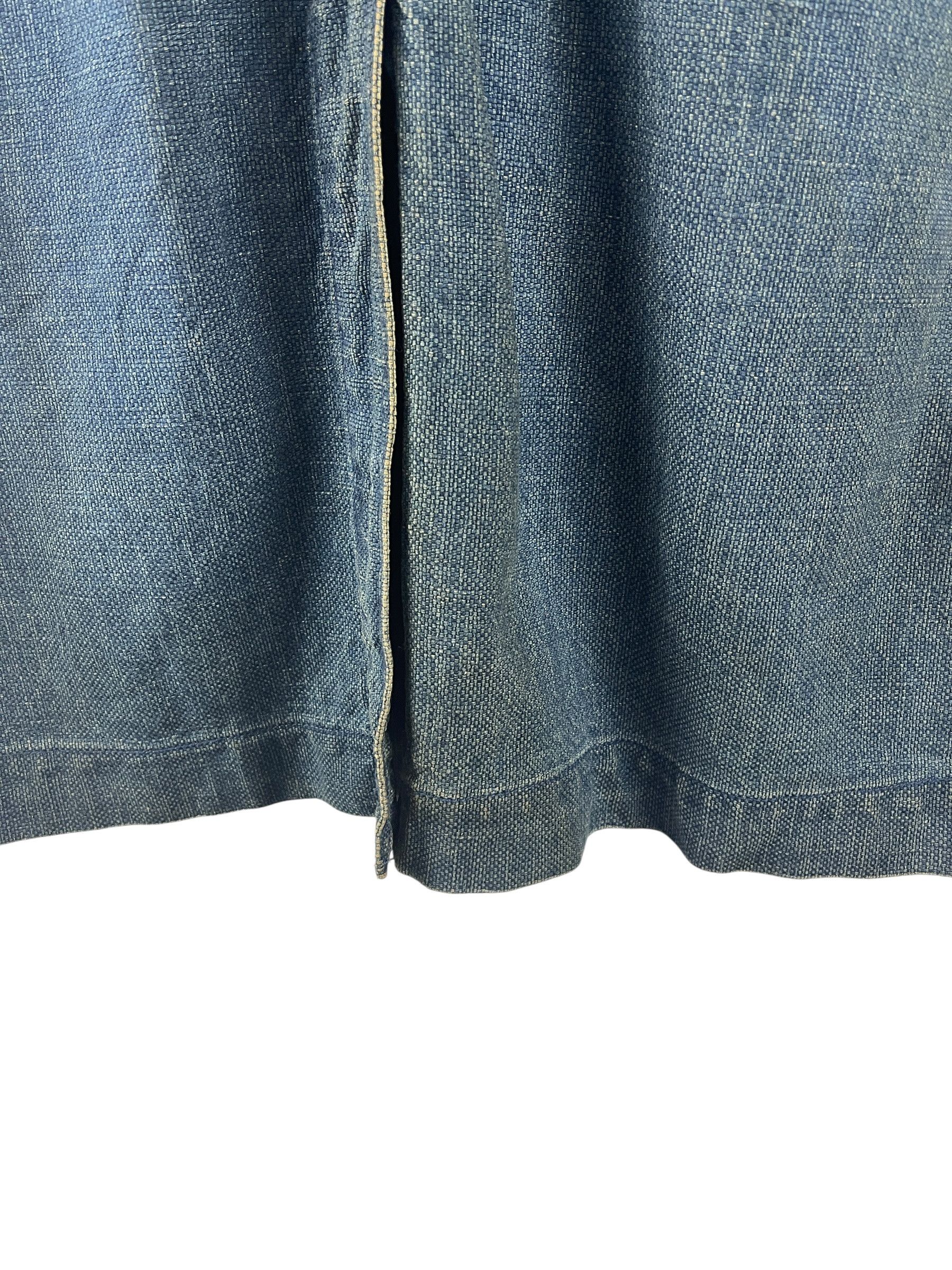 Ne-Net Ne-net Patchwork Denim Long Coat Quilted Panel Belted Back Size S / US 4 / IT 40 - 13 Thumbnail