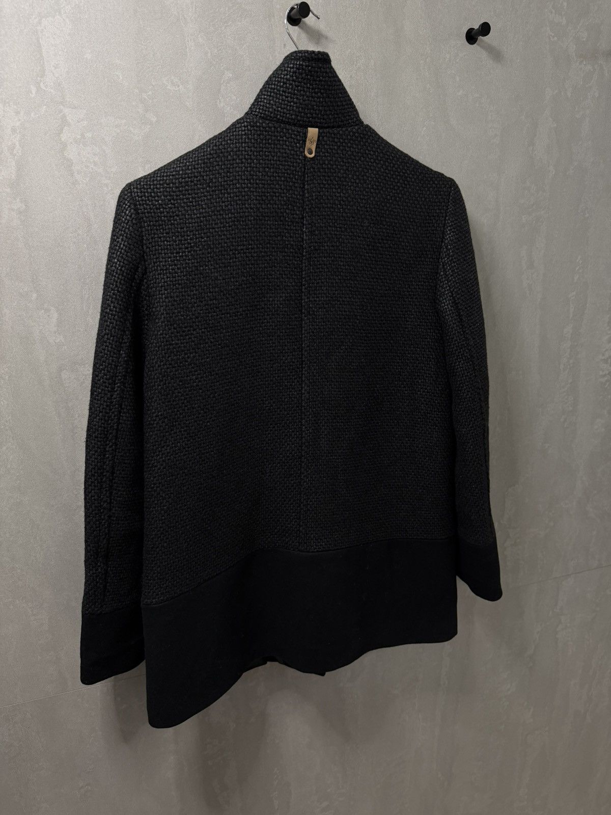 Mackage Mackage Black cashemere wool leather Coat jacket Modern Size M / US 6-8 / IT 42-44 - 9 Thumbnail