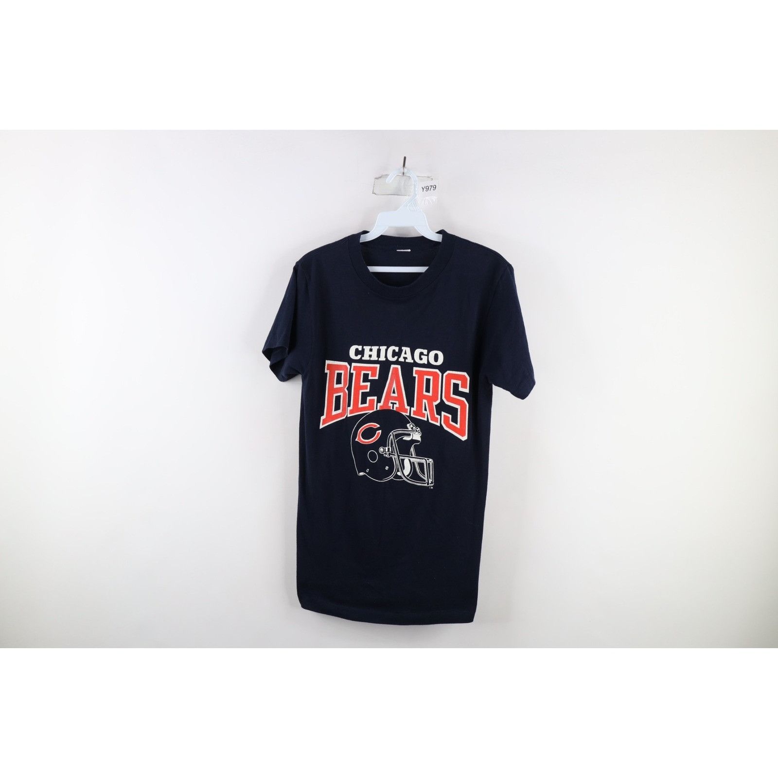 Vintage Vintage 80s Faded Chicago Bears Football T-Shirt Size M / US 6-8 / IT 42-44 - 1 Thumbnail