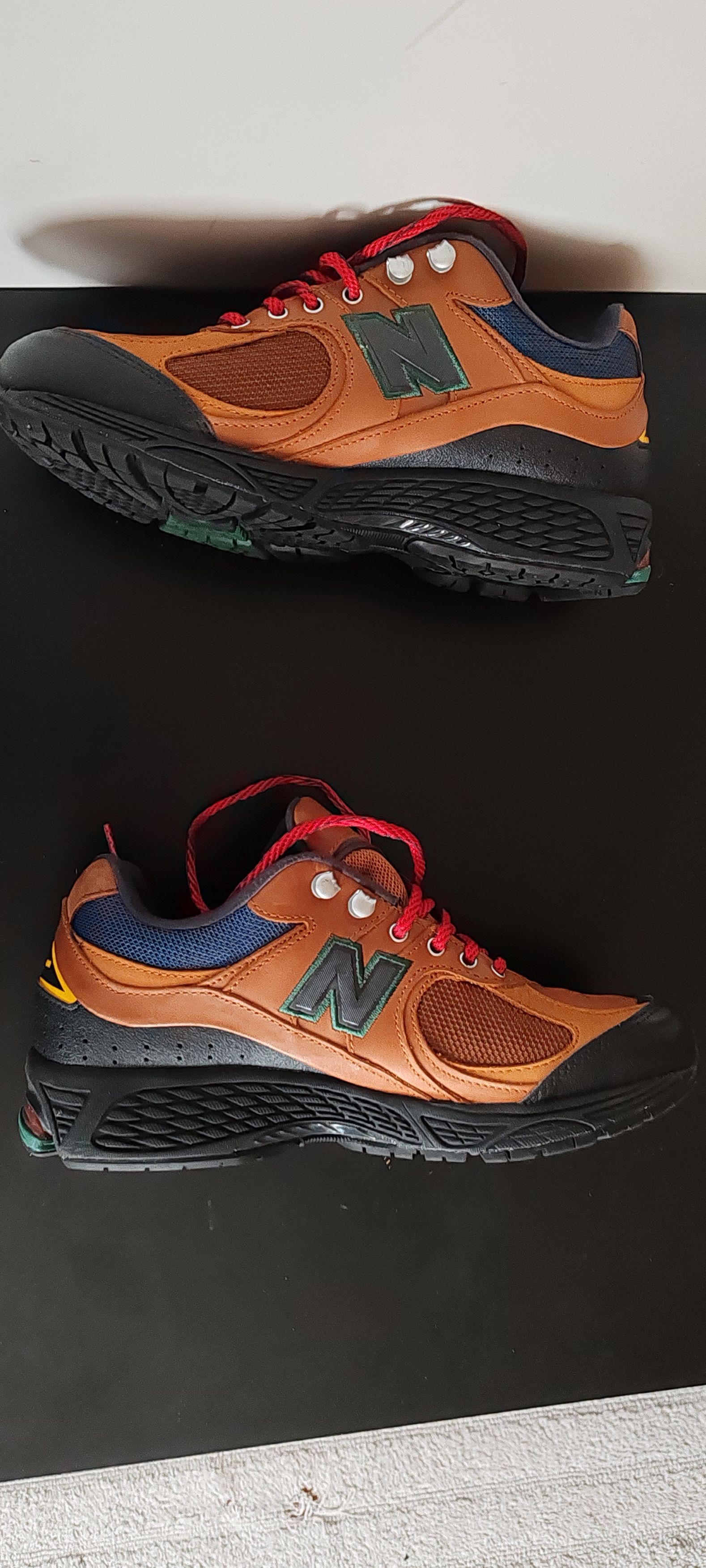 New Balance New Balance 2002 R Pack Baskets En Cuir Marron Tg: 43 Size US 10 / EU 43 - 17 Thumbnail