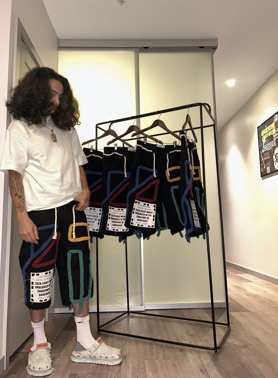Handmade Black Jorts Size US 32 / EU 48 - 5 Thumbnail