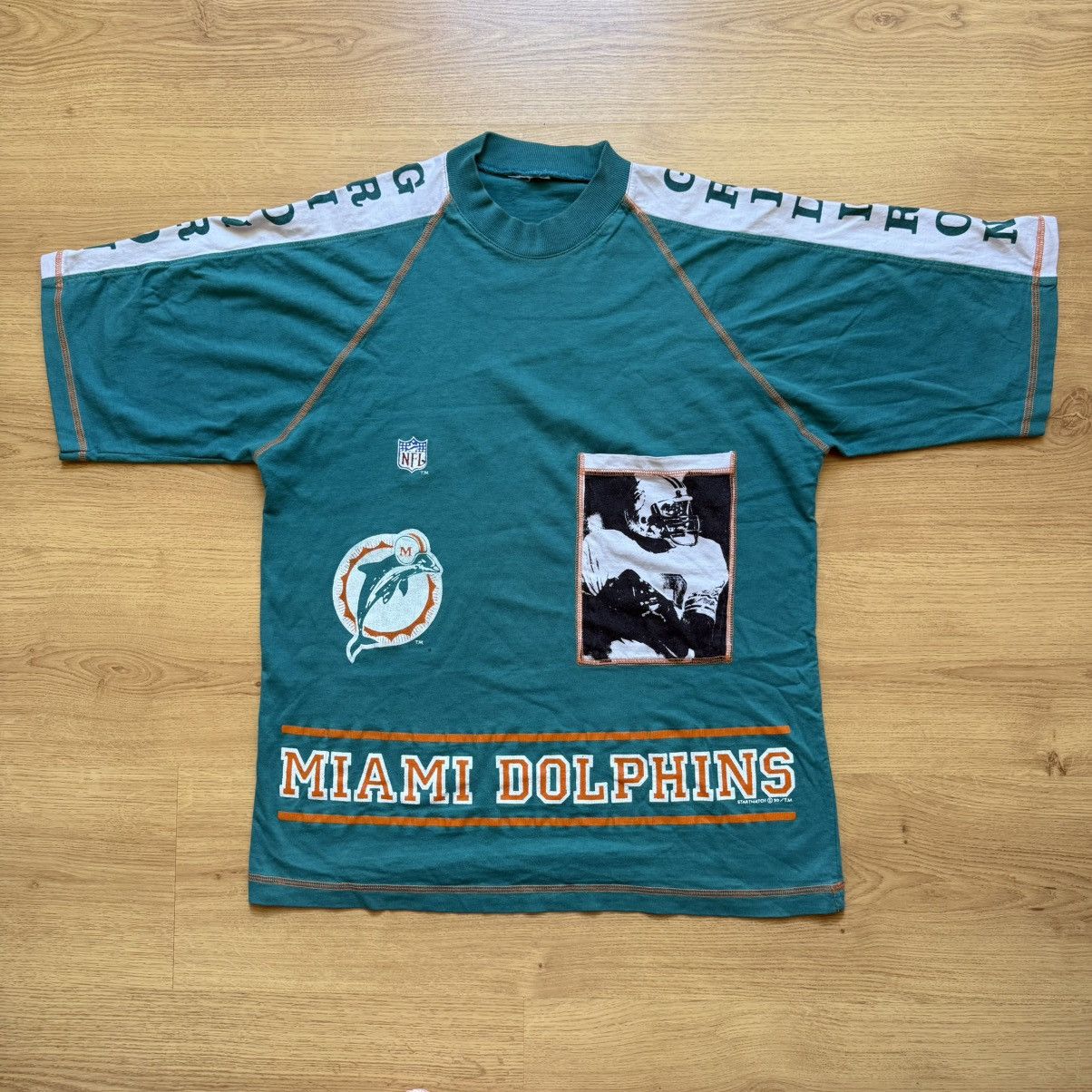 Band Tees Vintage 1990 Miami Dolphins NFL Shirt Size US M / EU 48-50 / 2 - 1 Thumbnail