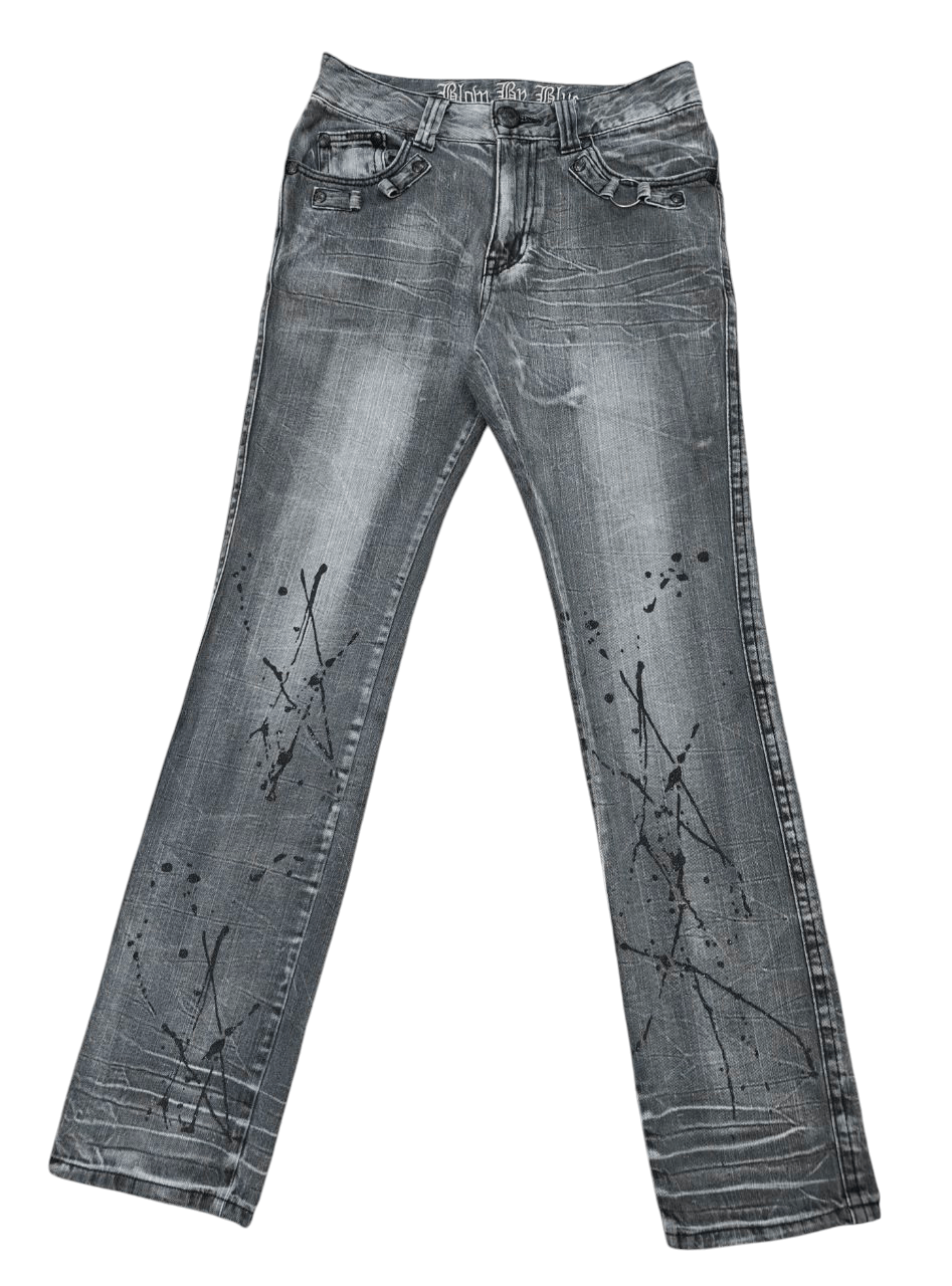 Japanese Brand Blow By Blue Punk Denim Size US 29 - 1 Thumbnail