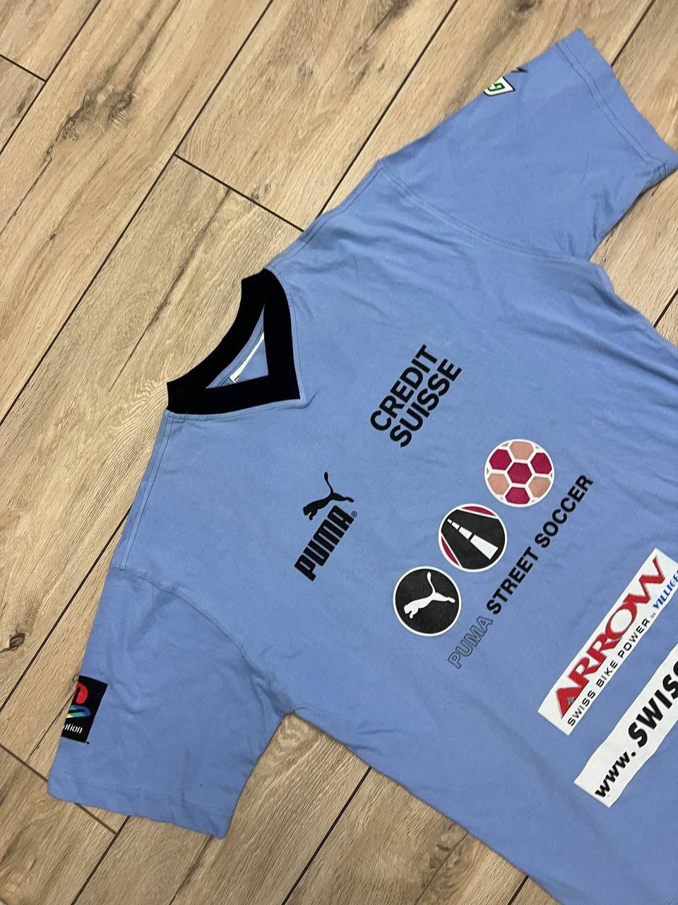 Puma Puma Vintage Street Soccer T-shirt Blue sz L Credit Suisse Size US L / EU 52-54 / 3 - 8 Thumbnail