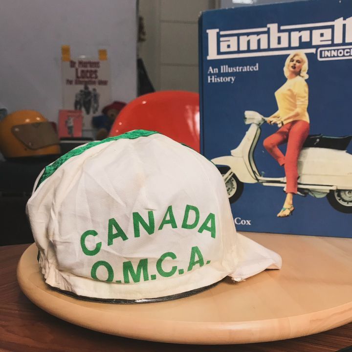 Vintage Vintage Cycling Cap Canada O.M.C.A Broken cap White green Size ONE SIZE - 10 Thumbnail