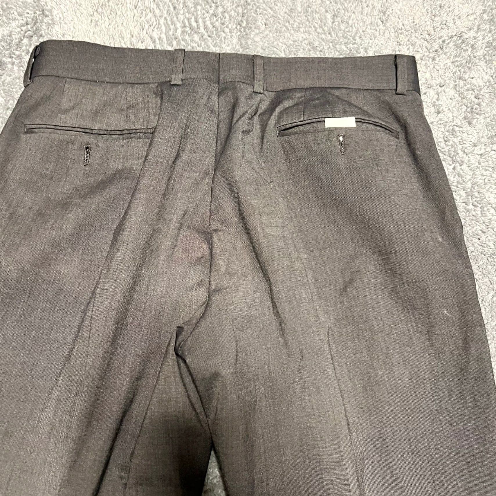 John Varvatos John Varvatos Pants Mens 34 Tricot Dress Slacks Trousers Gray Mens 34 Regular Gray Dress Pants 32 Inseam Size US 34 / EU 50 - 4 Thumbnail