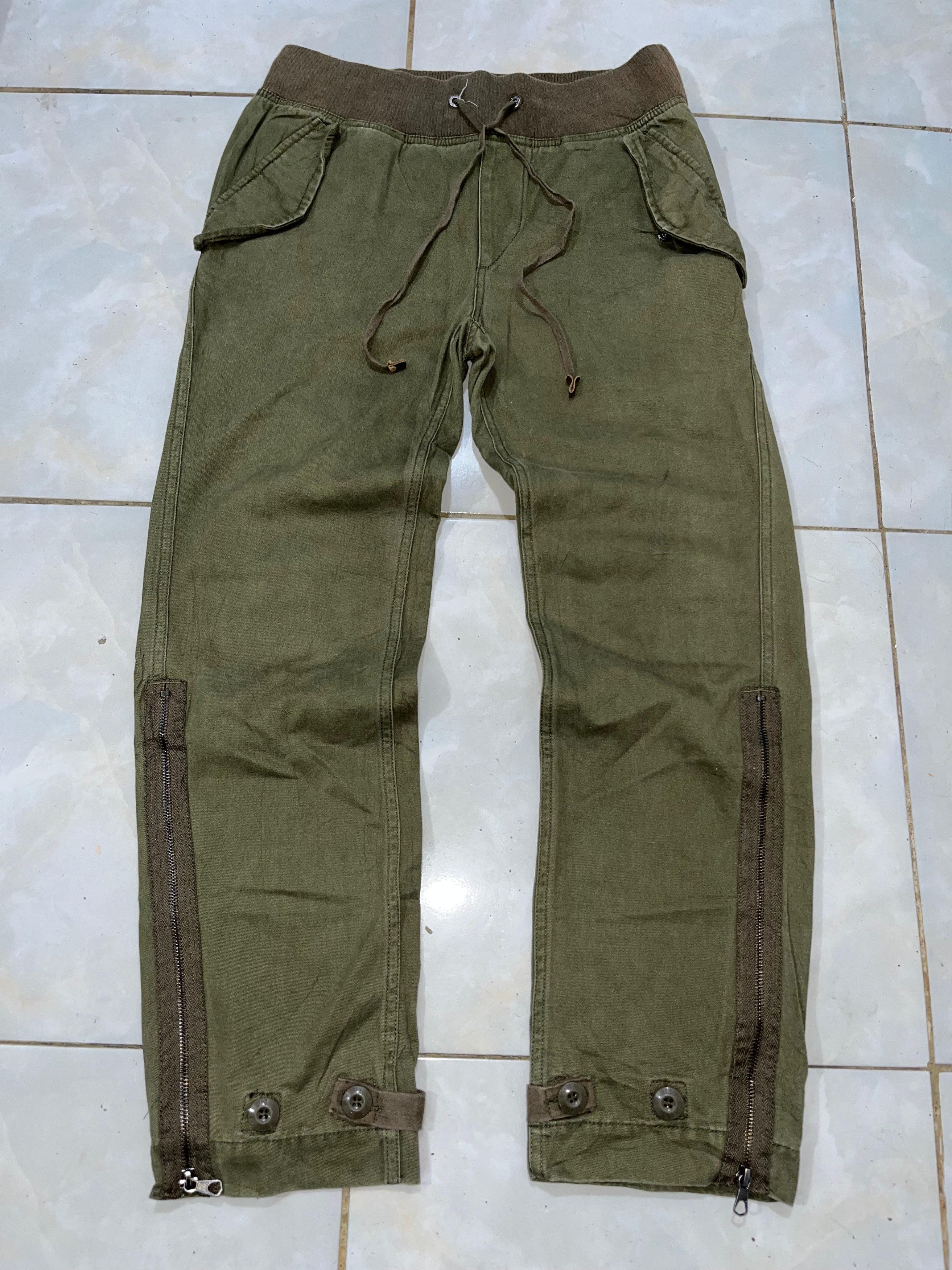 GOA Goa Military M65 style Zipper Pants Size US 29 - 1 Thumbnail