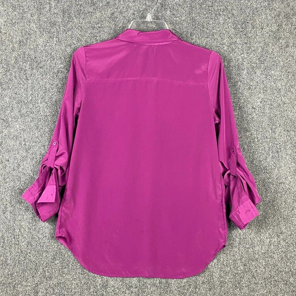 Old Navy Old Navy Button Up Top Women's Small Long Sleeve Purple S Size S / US 4 / IT 40 - 6 Thumbnail