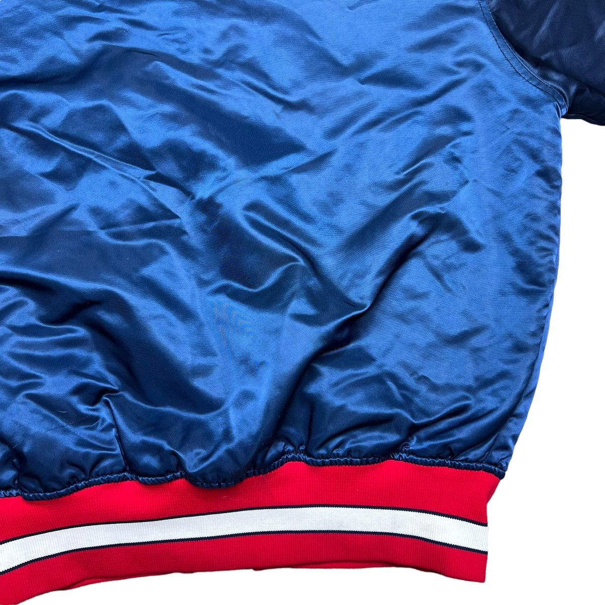 MLB × Vintage Vintage 1980s MLB Atlanta Braves Satin Bomber Jacket Size US L / EU 52-54 / 3 - 18 Thumbnail