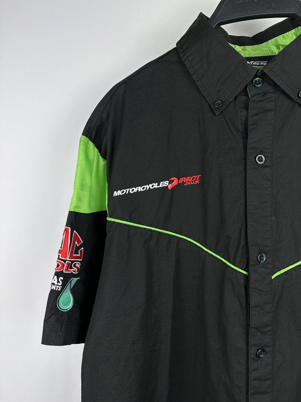 Vintage Vintage Kawasaki MSS Racing Moto Shirt Size US M / EU 48-50 / 2 - 8 Thumbnail
