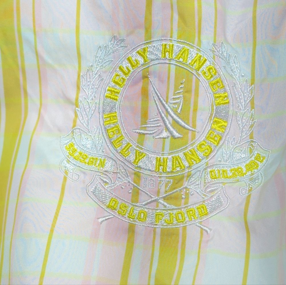 Helly Hansen Vintage Helly Hanson Women's Pink and Yellow Plaid Jacket Size L / US 10 / IT 46 - 5 Thumbnail