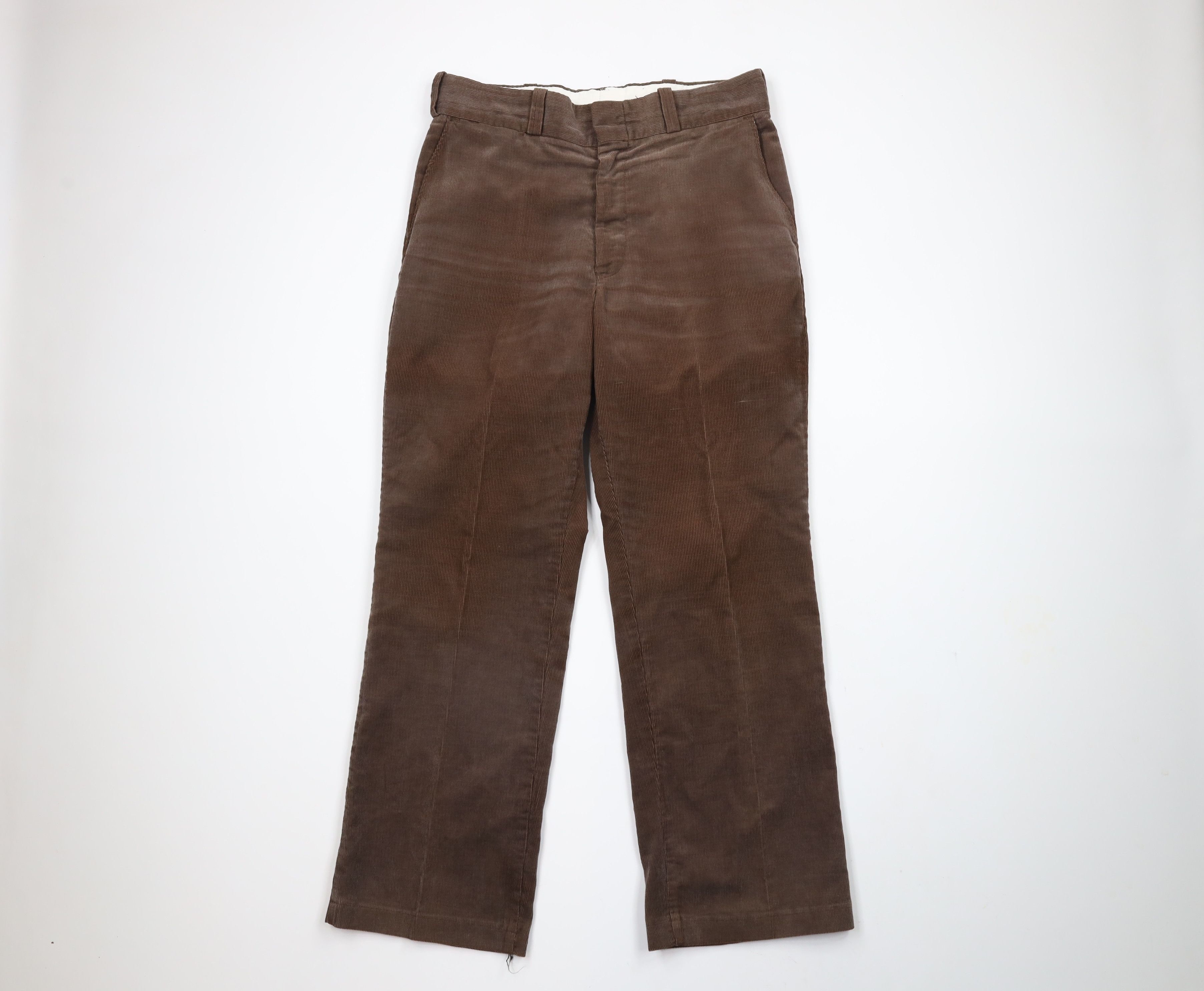Vintage Vintage 70s Big Mac Faded Bell Bottoms Corduroy Pants USA Size US 32 / EU 48 - 1 Thumbnail