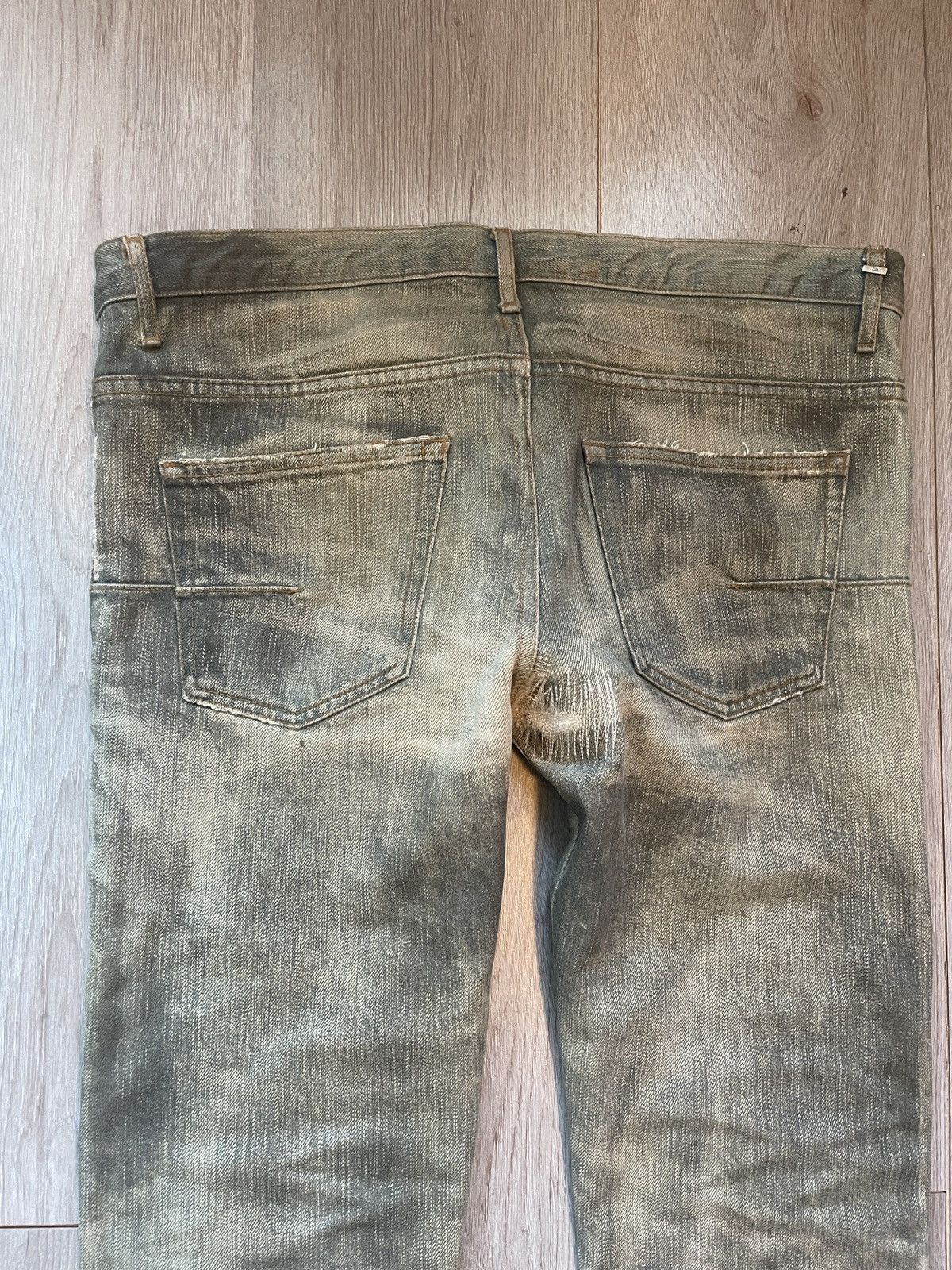 Dior × Hedi Slimane Dior Homme SS04 Dirty Bleu Claire Size US 30 / EU 46 - 3 Thumbnail