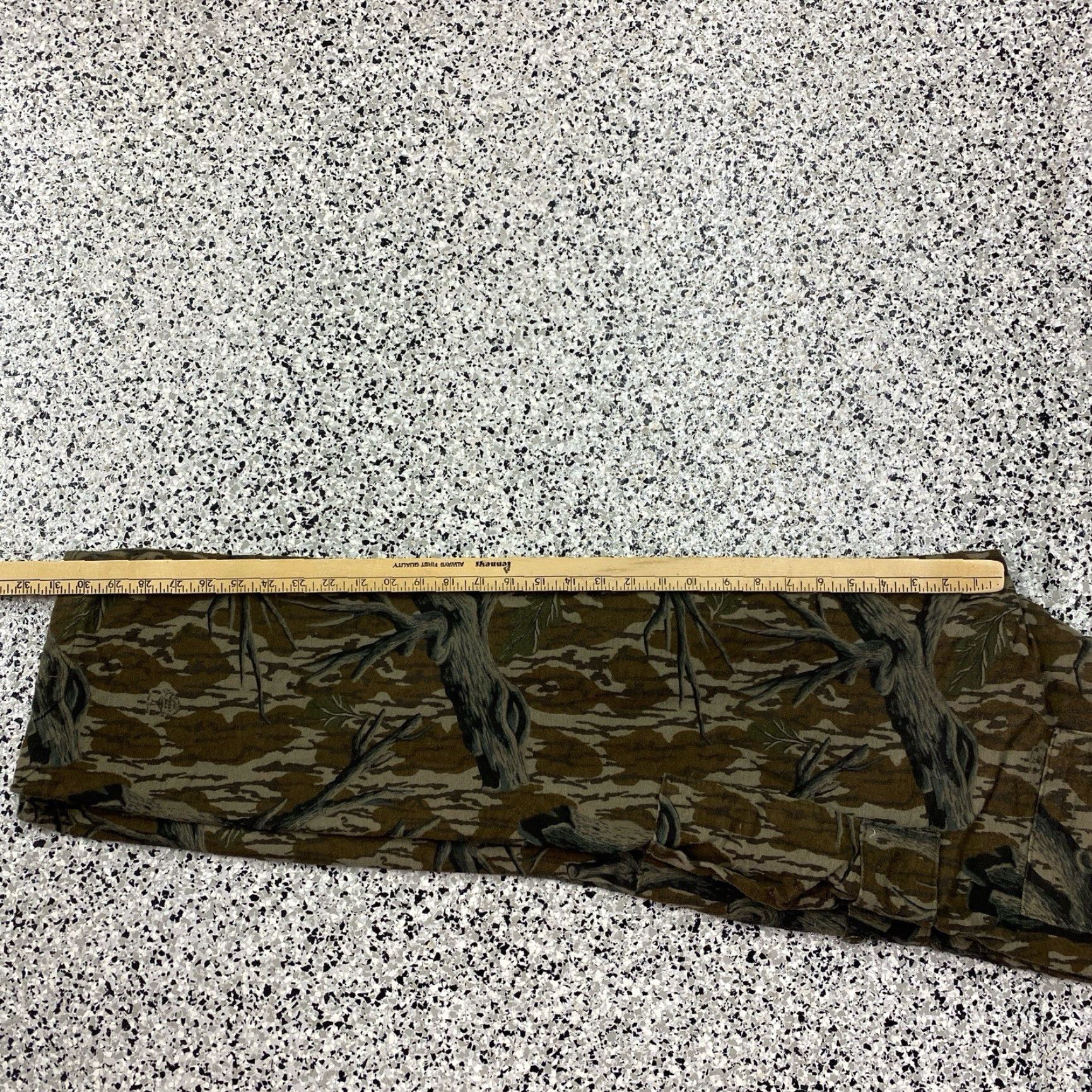 Vintage VINTAGE Mossy Oak Pants Camouflage Chamois 30x31 Tree Stand Fall Foliage Deer Hunting Cargo PANTS Mens Regular Brown Wool Cotton 90s Size US 30 / EU 46 - 5 Thumbnail