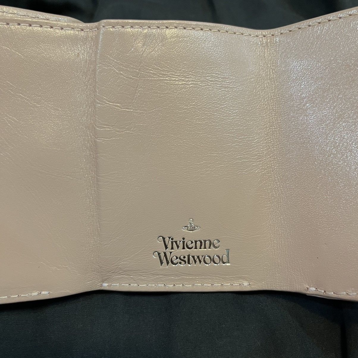 Vivienne Westwood Vivienne Westwood Mini Wallet leather Pink beige Orb logo Size ONE SIZE - 11 Thumbnail