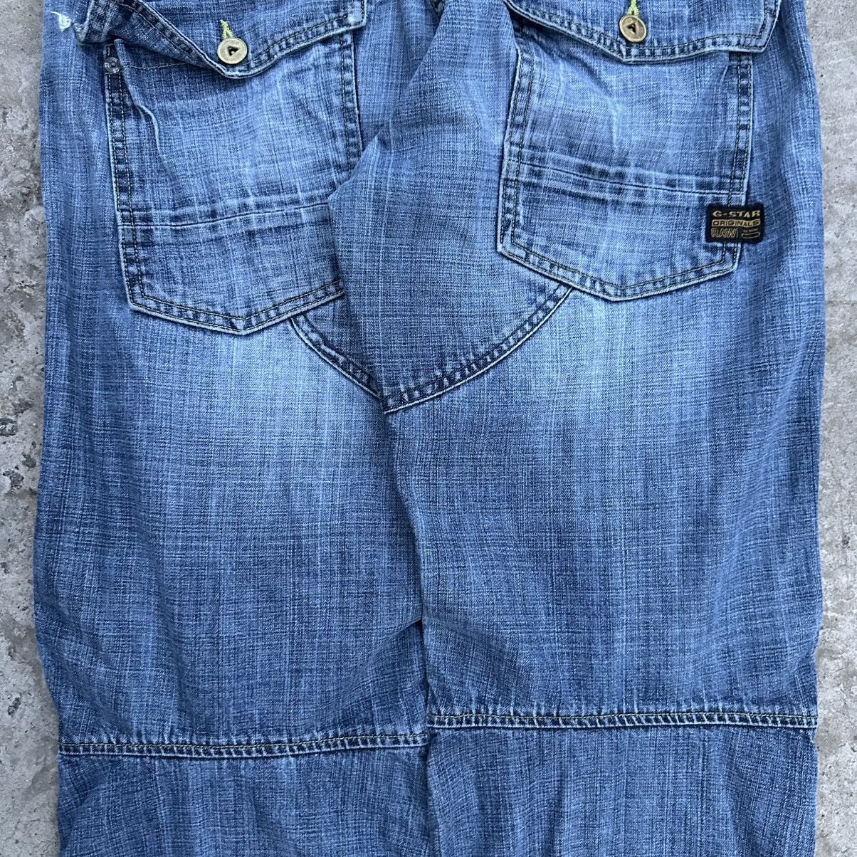 G-Star VTG Japanese G-Star Raw Jeans Double Knee W32xL34 Crazy Fit Size US 32 / EU 48 - 13 Thumbnail