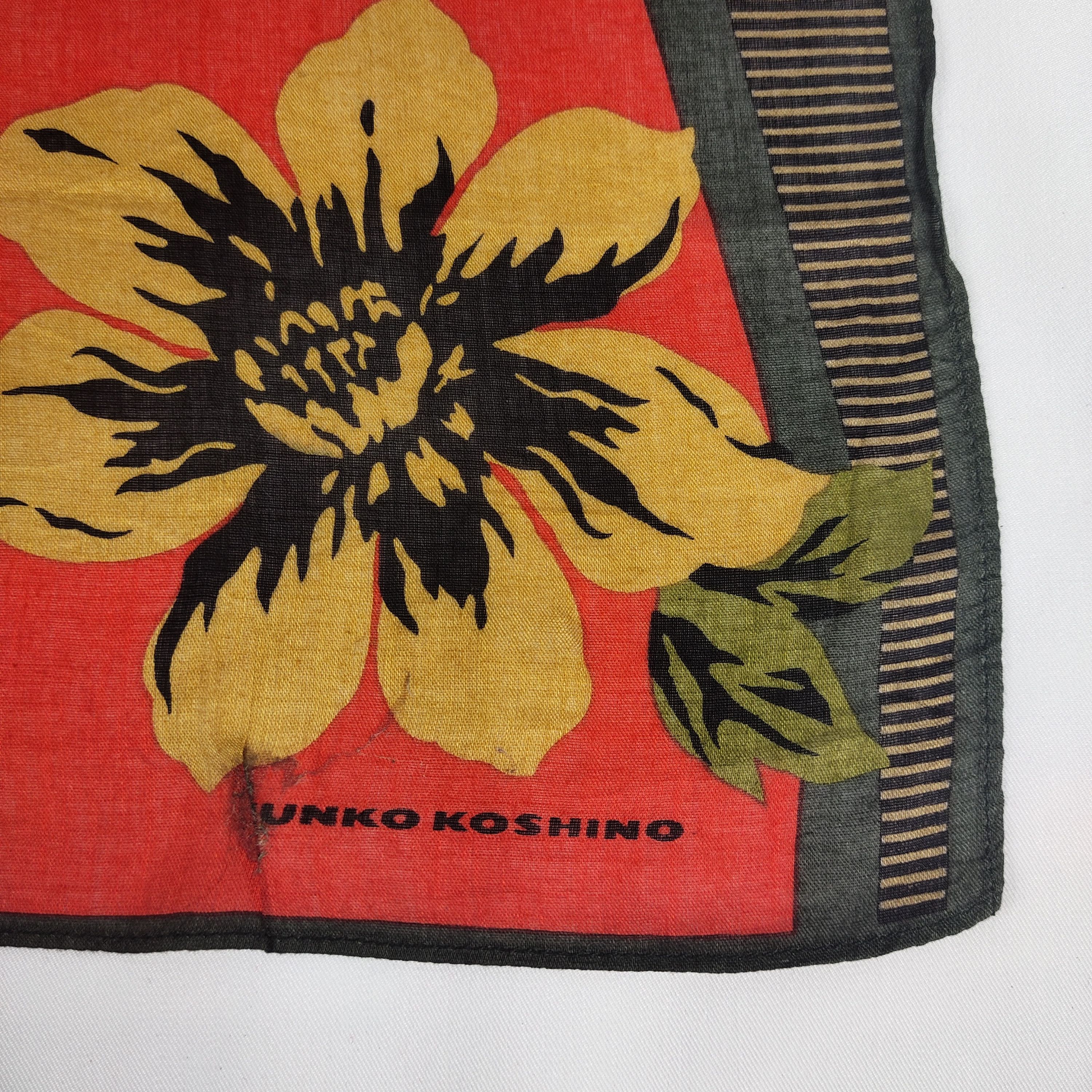 Mr. Junko × Vintage Junko Koshino Handkerchief / Neckerchief / Bandana FZ393 Size ONE SIZE - 5 Thumbnail