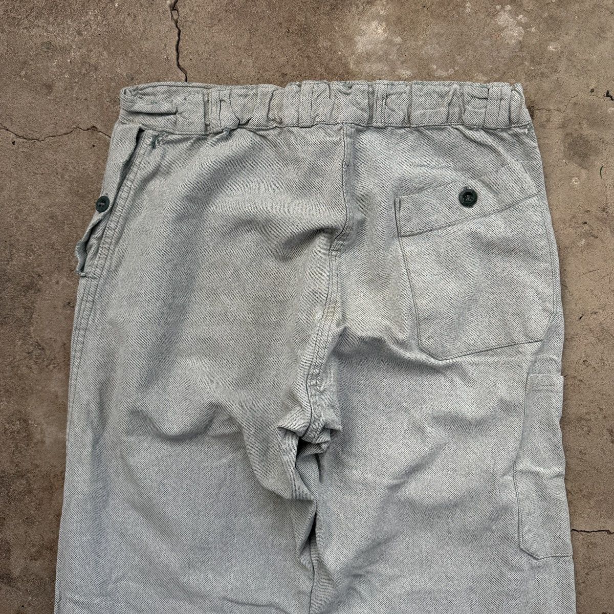 Le Laboureur French work chore vintage fatigue distressed patchwork pants Size US 32 / EU 48 - 8 Thumbnail
