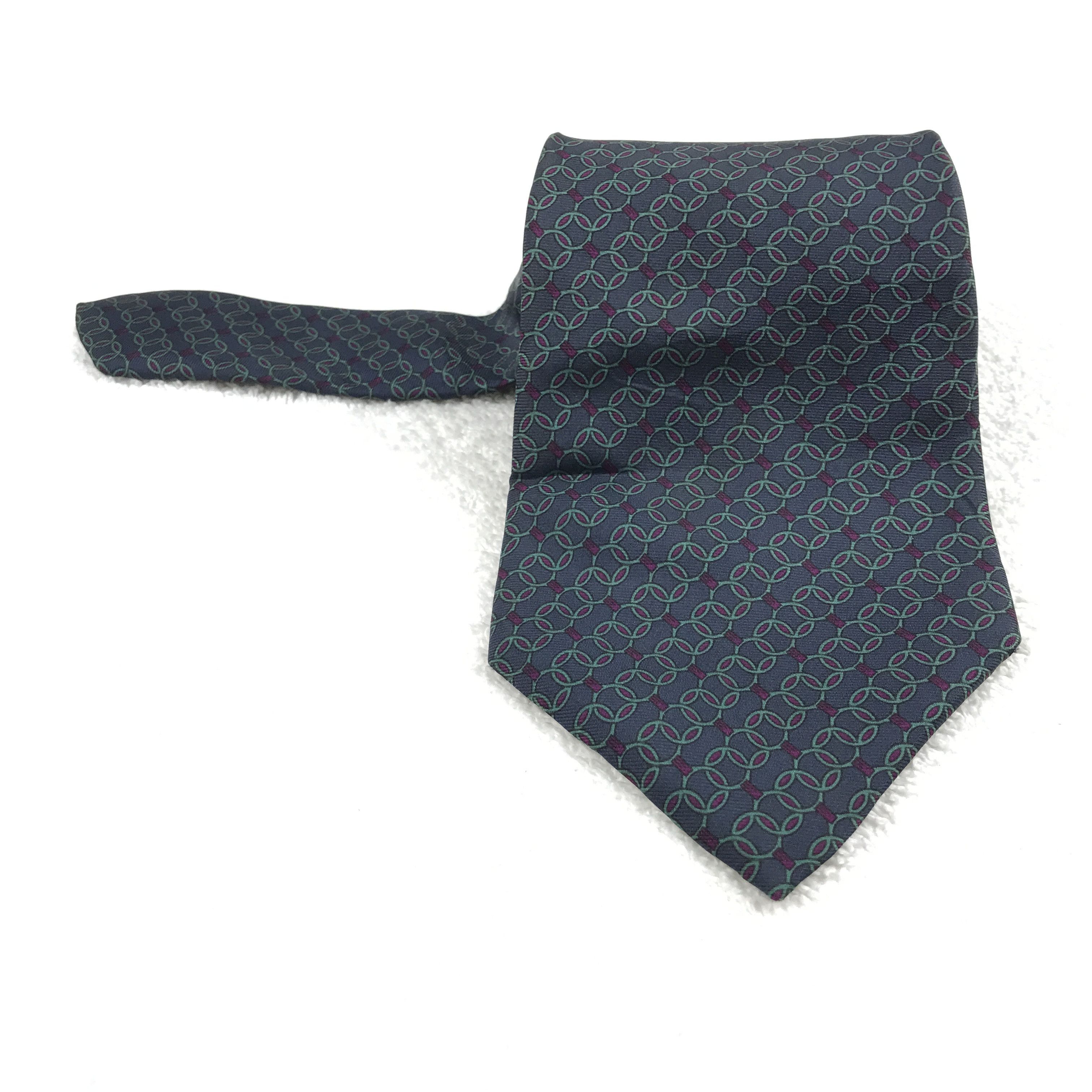 Designer × Vintage Vintage Bert Pulizter Silk Necktie Size ONE SIZE - 1 Thumbnail