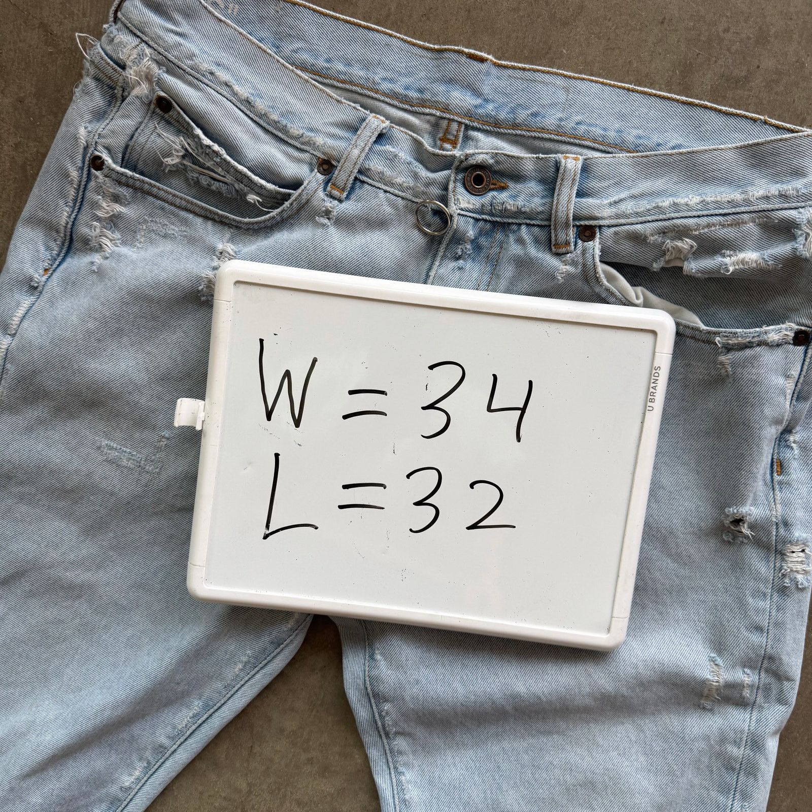 Off-White Off White Temperature Denim Blue Size US 32 / EU 48 - 14 Thumbnail