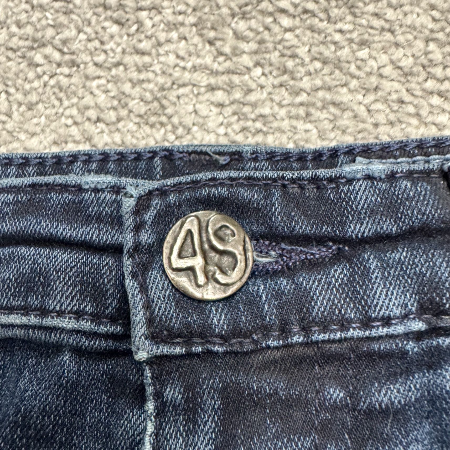 Denime AG Adriano Goldschmied The Middi Denim Jeans Womens 16R Blue Slim Skinny Casual 5-Pocket Design Size 26" / US 2 / IT 38 - 5 Thumbnail