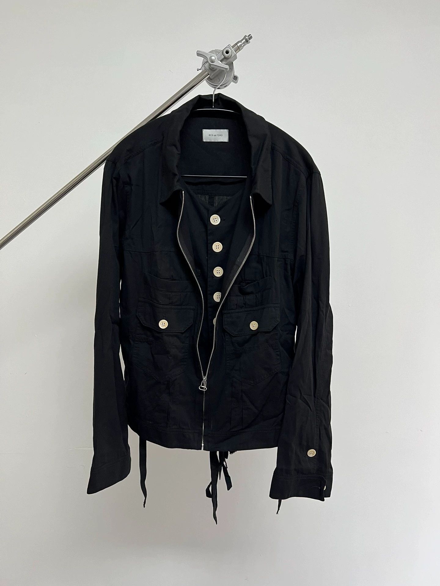 Bed j.w. Ford Bed J.W. Ford 21AW Layered Jacket with Ribbon 0 Size XS / US 0-2 / IT 36-38 - 1 Thumbnail