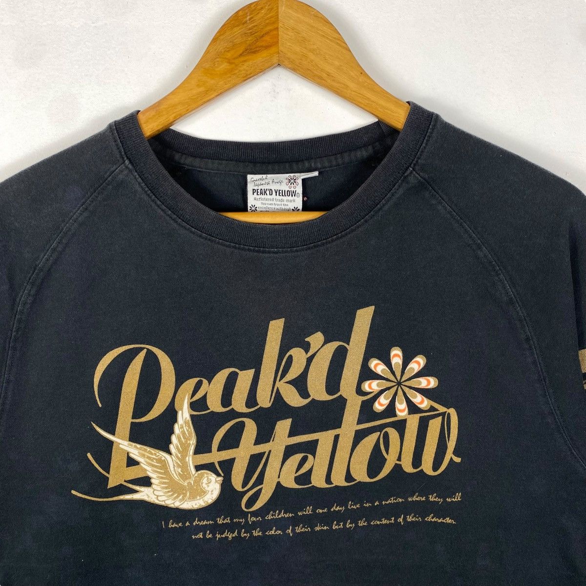 Japanese Brand Japanese Oriental PEAK'D YELLOW Sukajan Graphic Ls Faded Tee Size US L / EU 52-54 / 3 - 2 Thumbnail
