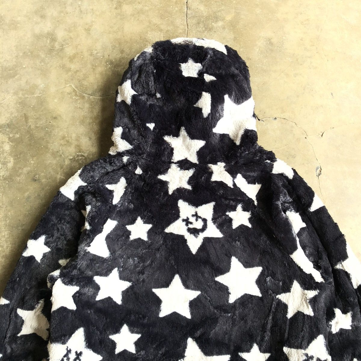 Hysteric Glamour 2000s World Love Smile & Stars Flecee Reversible Zip Lgb Size US M / EU 48-50 / 2 - 12 Thumbnail