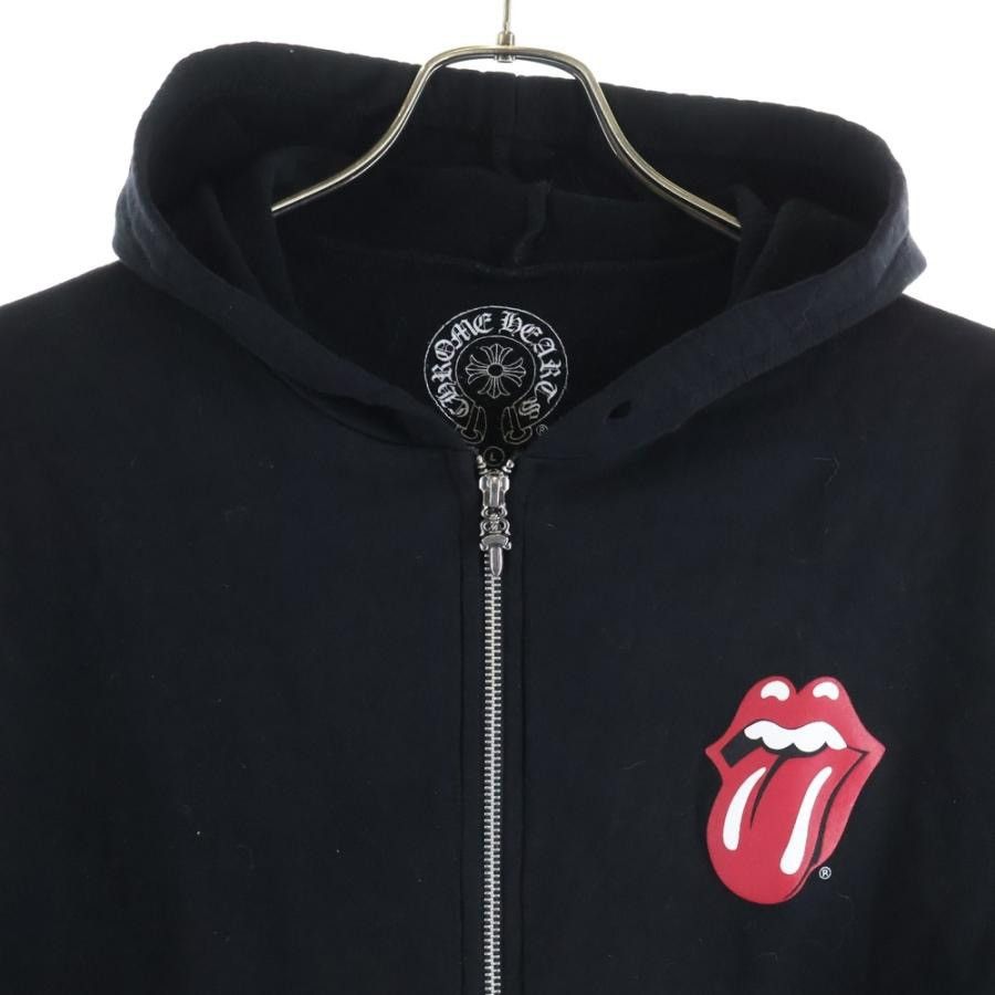 Chrome Hearts Chrome Hearts Lip Tongue Stones Floral Cross zip Hoodie Size US L / EU 52-54 / 3 - 3 Thumbnail