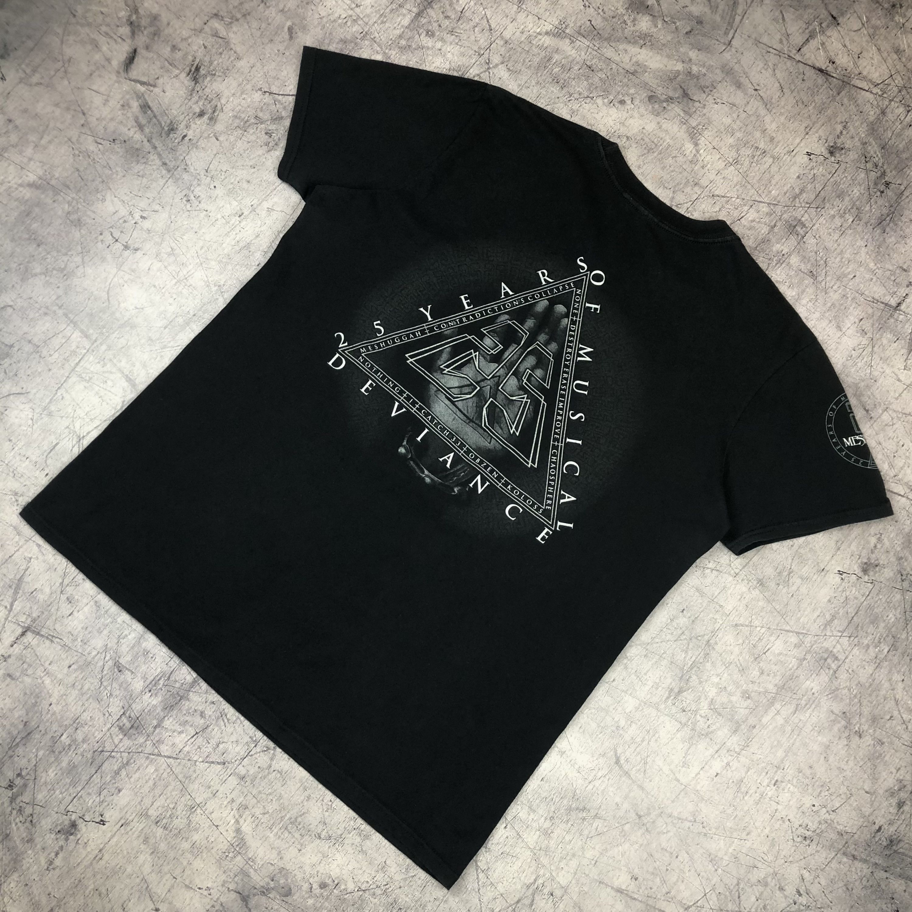 Band Tees Meshuggah 25 Year Of Musical Deviance Tee Size US L / EU 52-54 / 3 - 8 Thumbnail